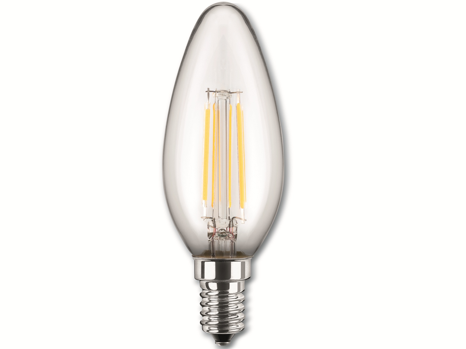 BLULAXA LED-Filament-Lampe, C35, E14, EEK: E, 6,5 W, 810 lm, 2700 K