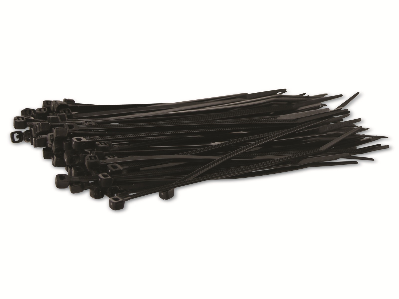 KSS Kabelbinder-Sortiment Polyamid 6.6, schwarz, 150x3,6, UV-beständig, 100 Stück