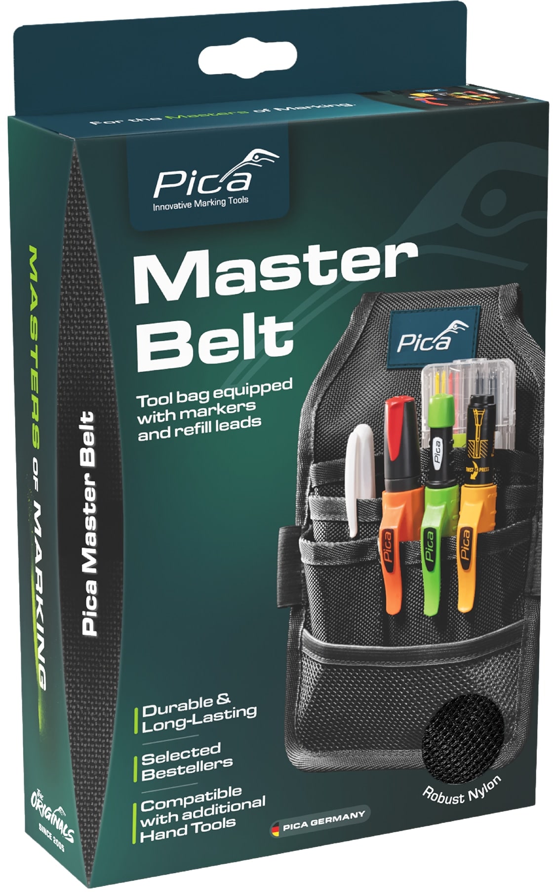 PICA MASTER-BELT, Gürteltasche mit Tieflochmarker & Permanentmarker PICA MASTER-BELT, Gürteltasche mit Tieflochmarker & Permanentmarker