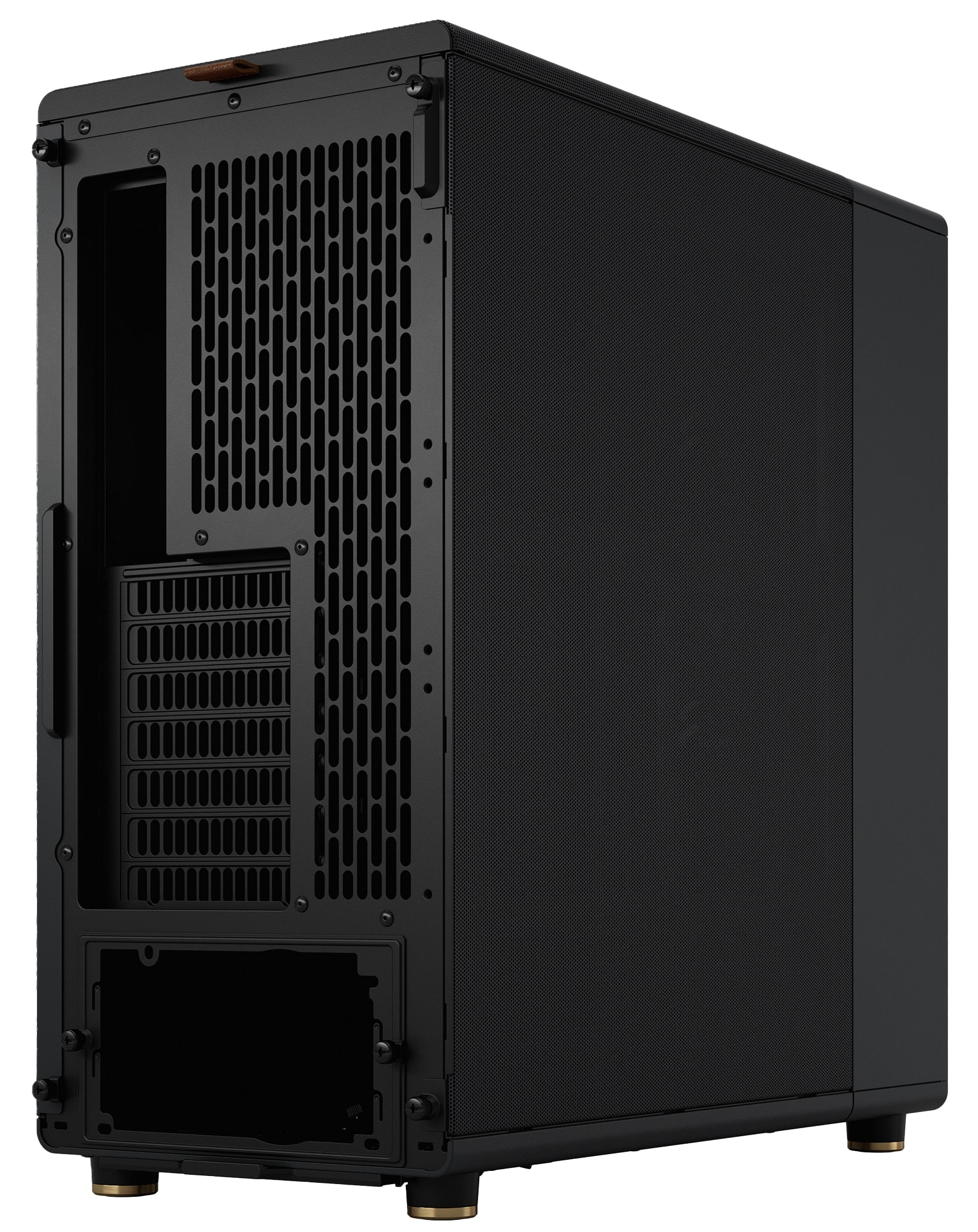 FRACTAL Midi Tower Design North Charcoral schwarz