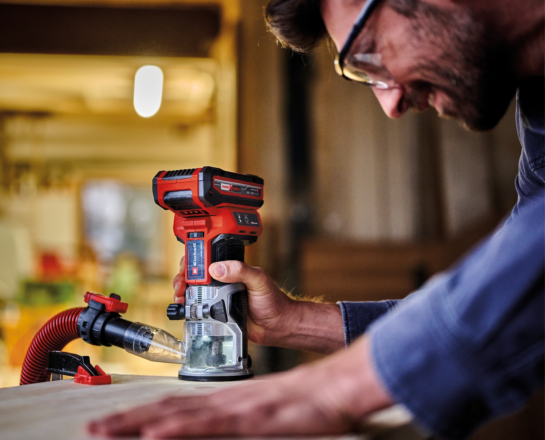 EINHELL PROFESSIONAL Akku-Kantenfräse TP-ET 18 Li BL, Solo EINHELL PROFESSIONAL Akku-Kantenfräse TP-ET 18 Li BL, Solo