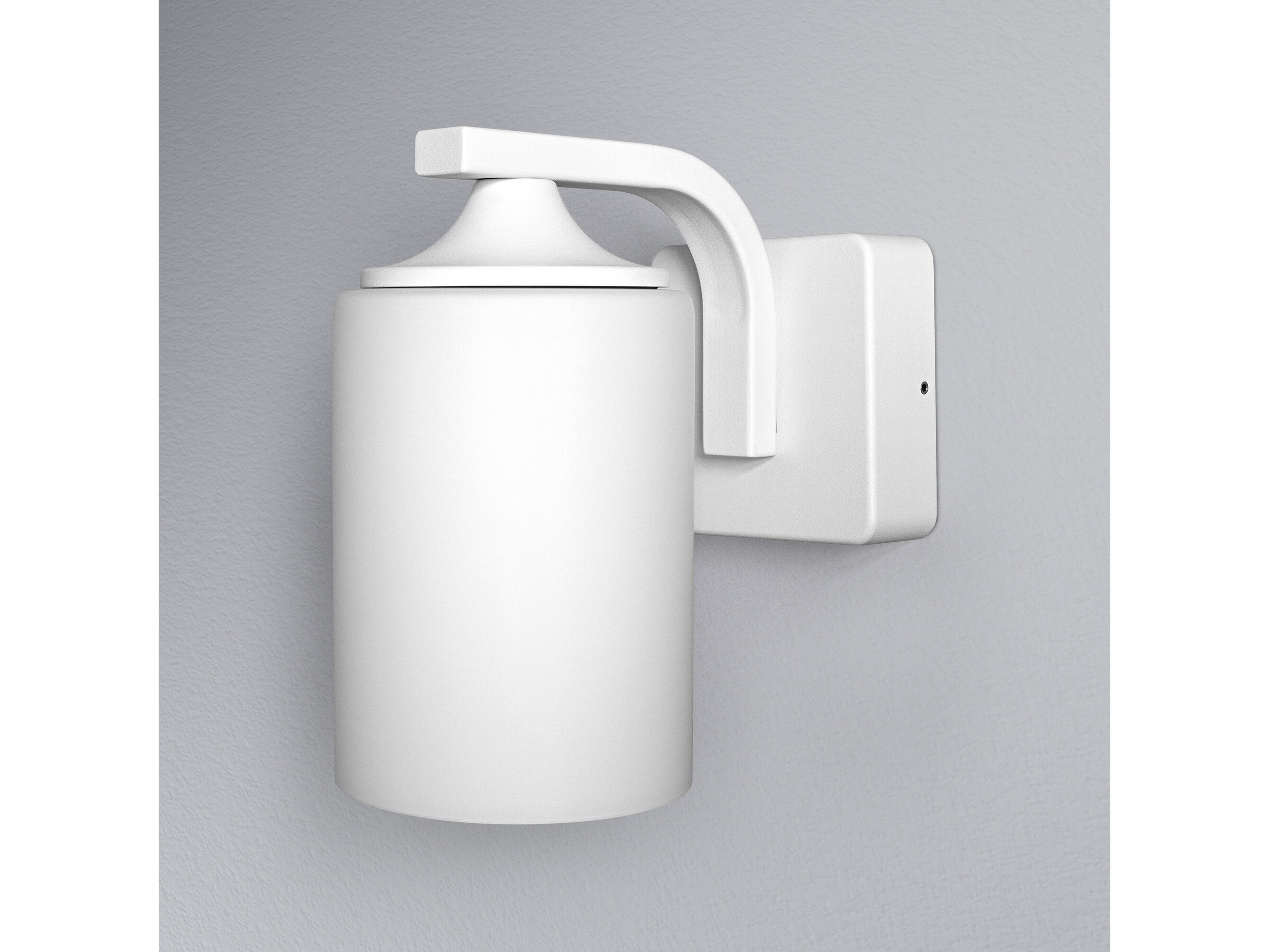 OSRAM LED-Außenwandleuchte, Endura Classic Lantern Cylinder, E27, IP43, weiß