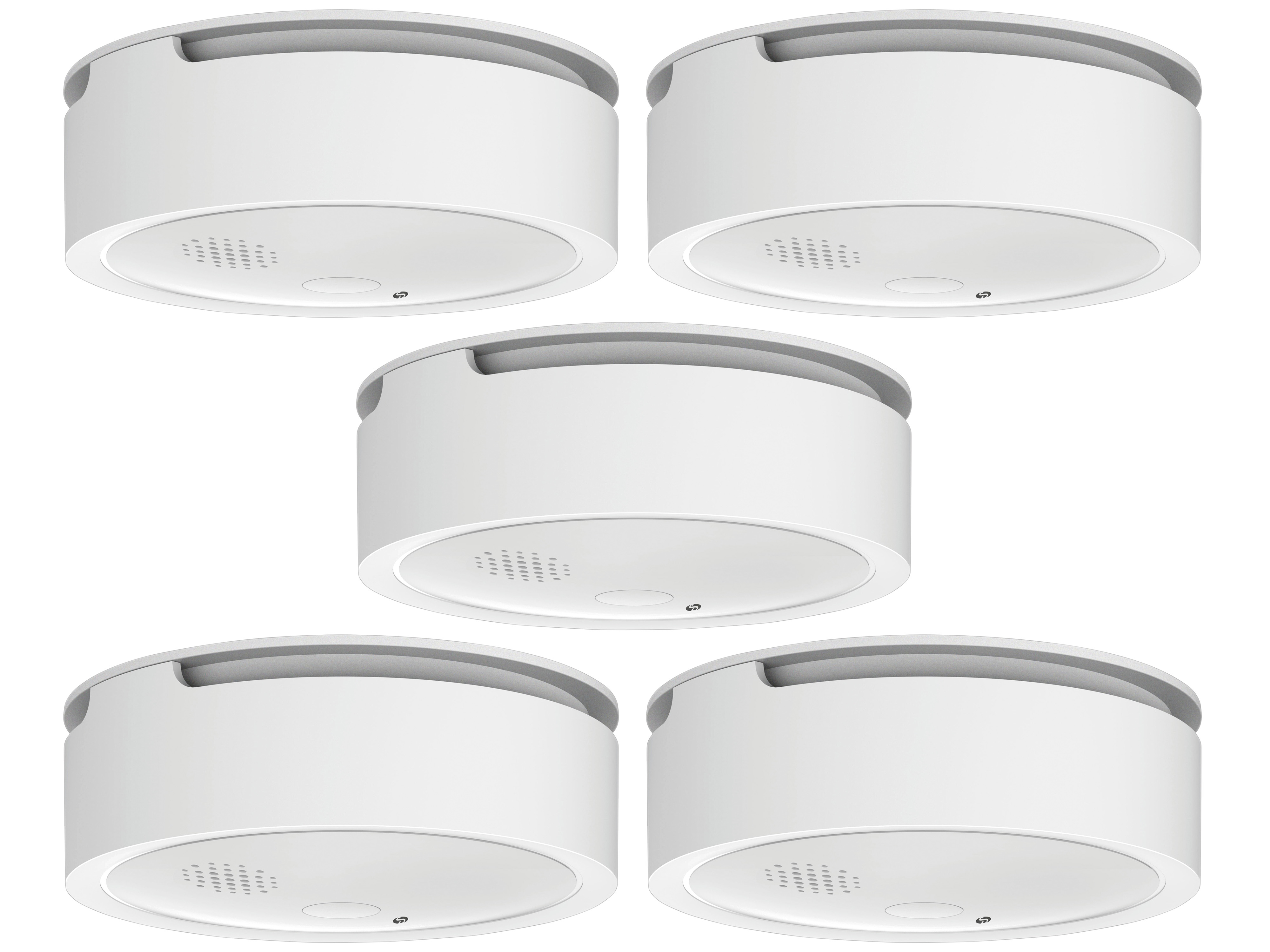 SHELLY WLAN Rauchmelder Plus Smoke, Plug&Play, 5 Stück SHELLY WLAN Rauchmelder Plus Smoke, Plug&Play, 5 Stück