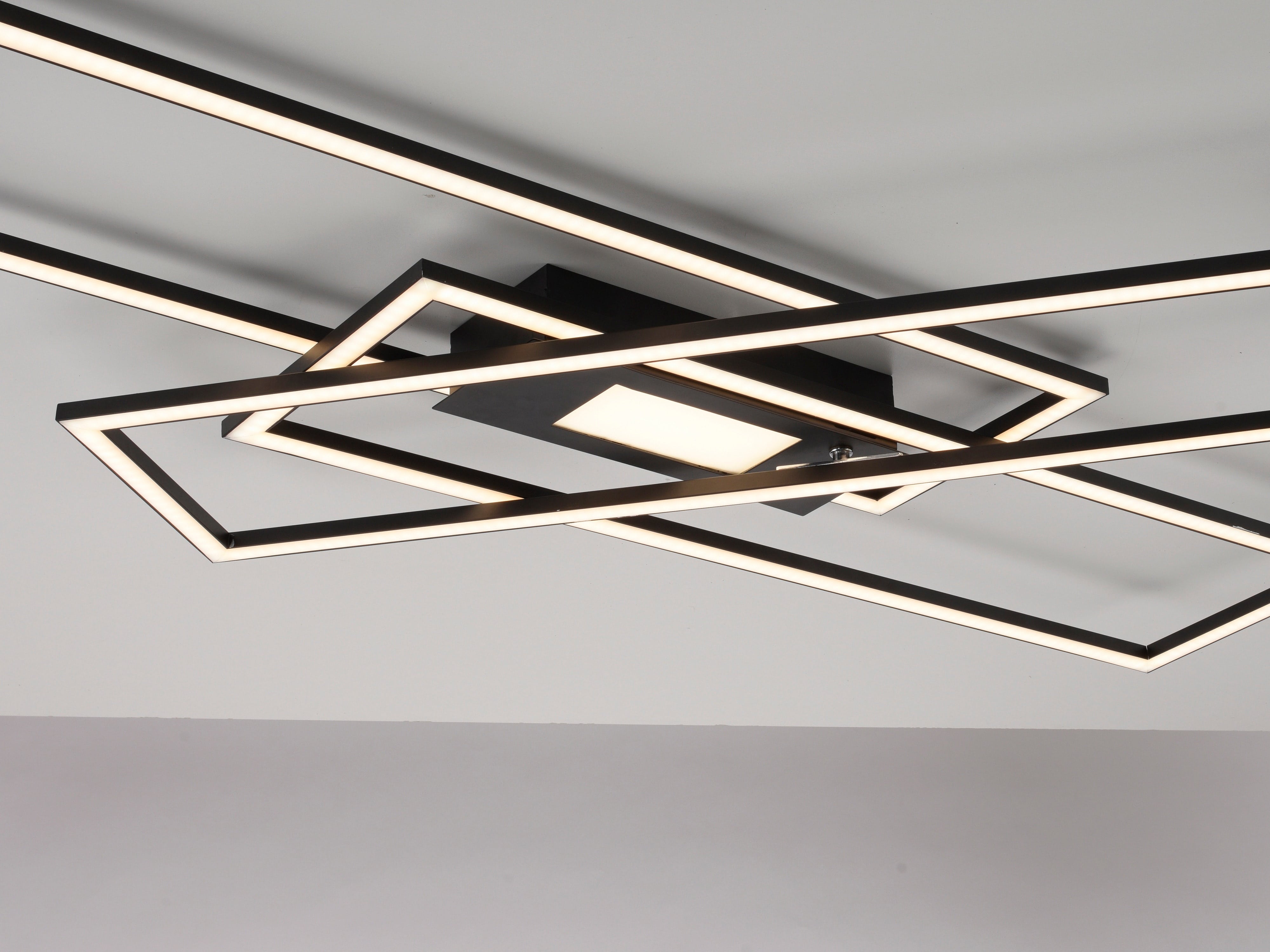 JUST LIGHT LED-Deckenleuchte 14693-18, 45W, 5500lm, schwarz JUST LIGHT LED-Deckenleuchte 14693-18, 45W, 5500lm, schwarz