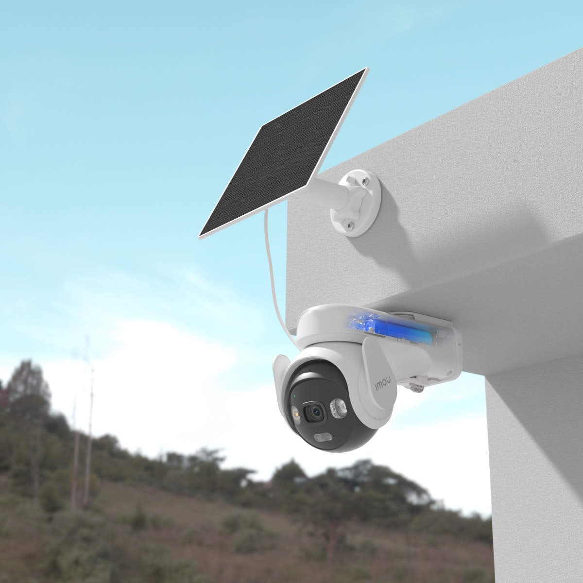 IMOU Überwachungskamera AOV Dual Kit, mit Solarpanel, außen, weiß