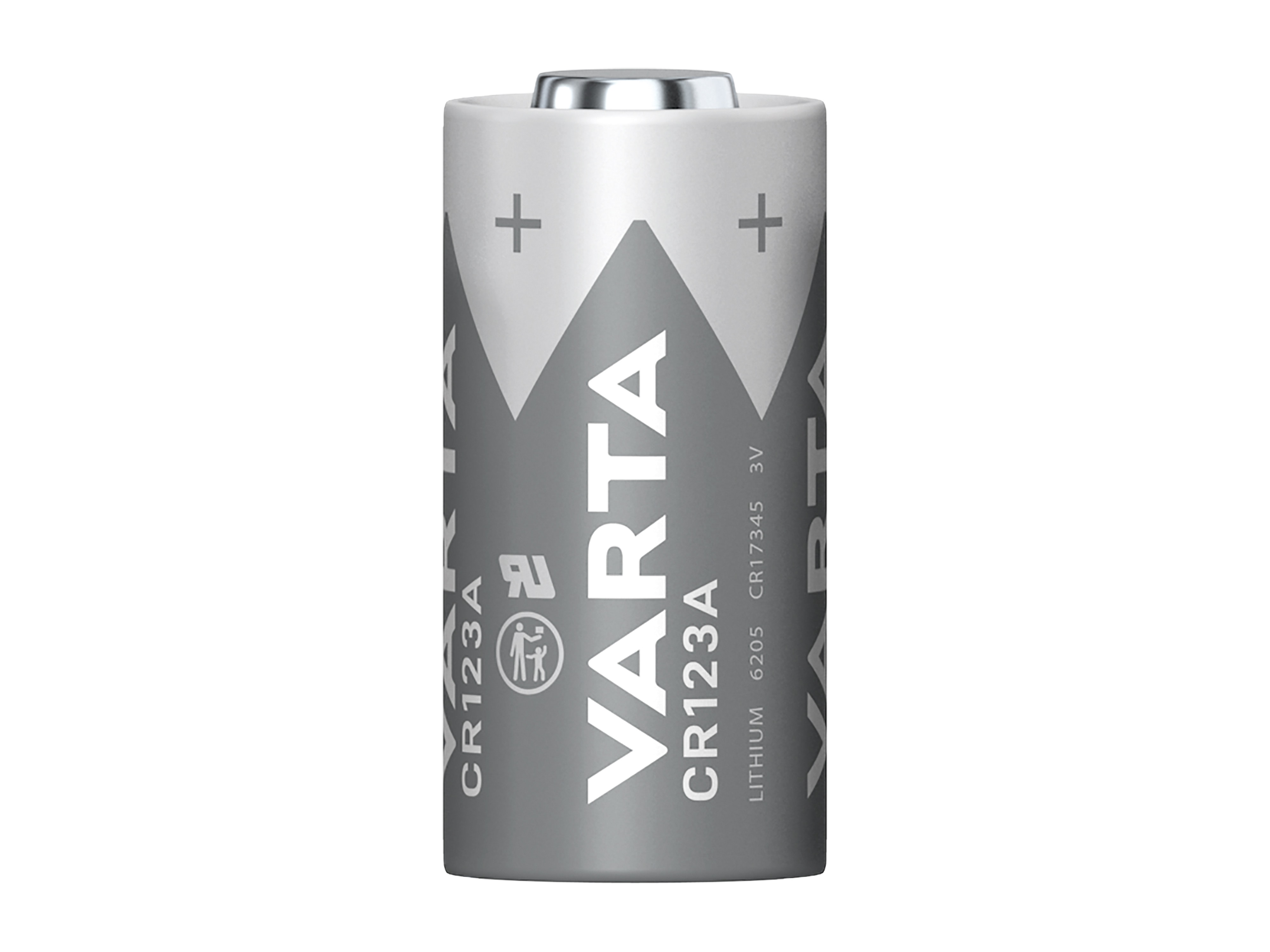 VARTA Lithium-Batterie, CR123A, 3V, Photo, 2 Stück 