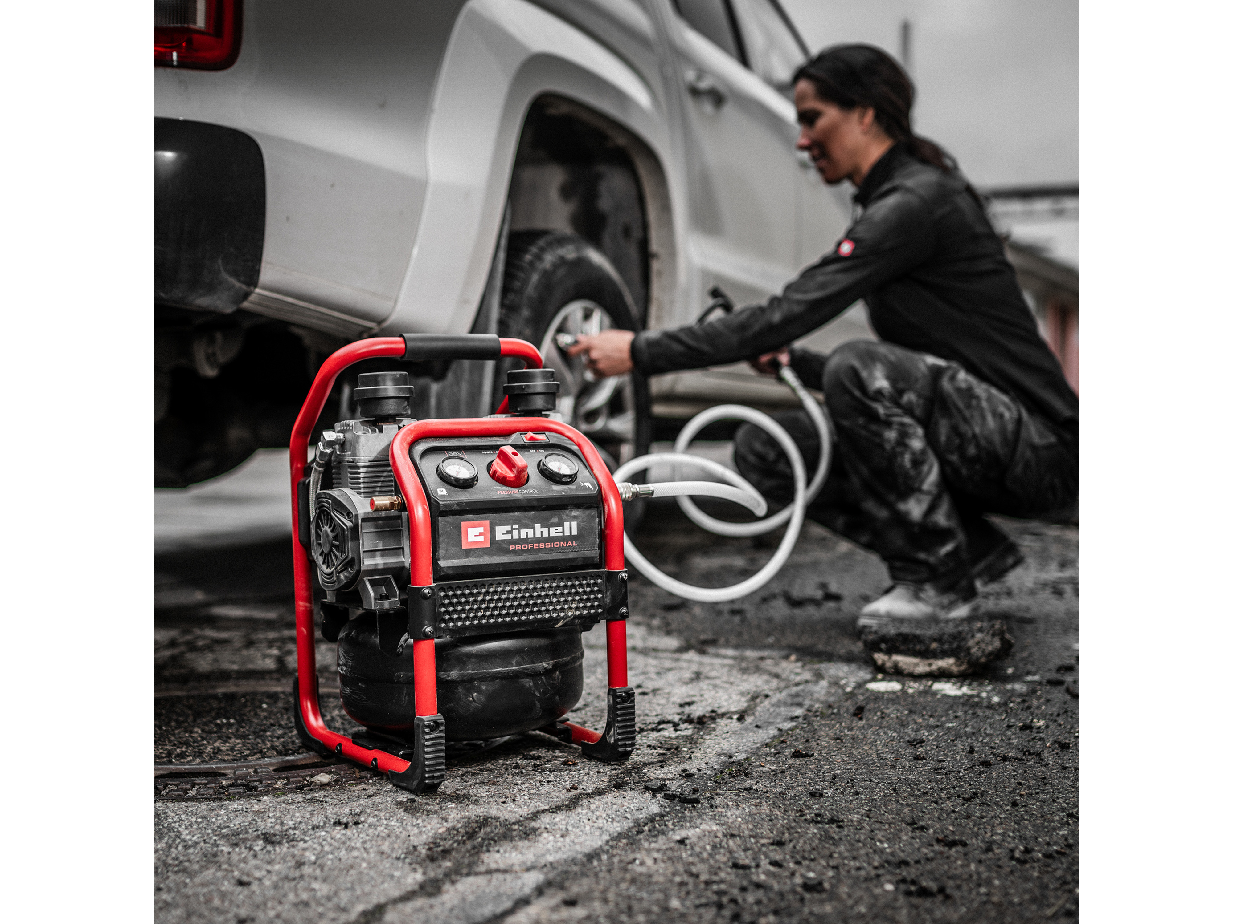 EINHELL PROFESSIONAL Akku-Kompressor SILENZZO 36/210, 4020380
