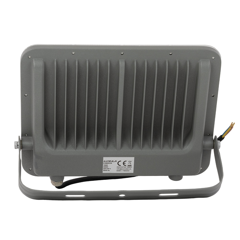 LUXULA LED-Fluter, EEK: E, 100W, 12000lm, 4000K, IP65, grau