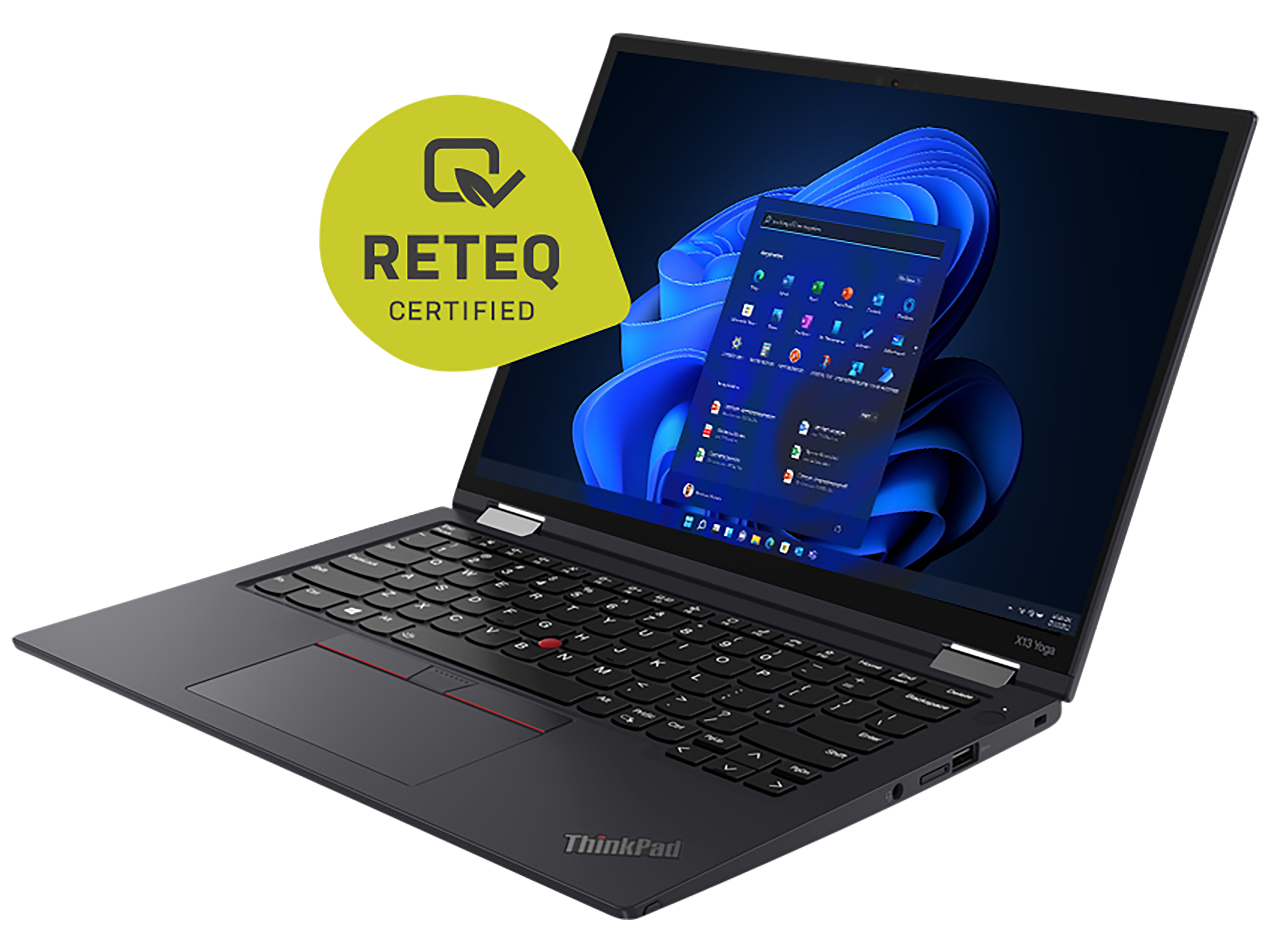 Notebook LENOVO Thinkpad X13 Yoga 2te Gen, 33,78 cm (13,3"), 16GB, 1TB, Win11Pro, refurbished