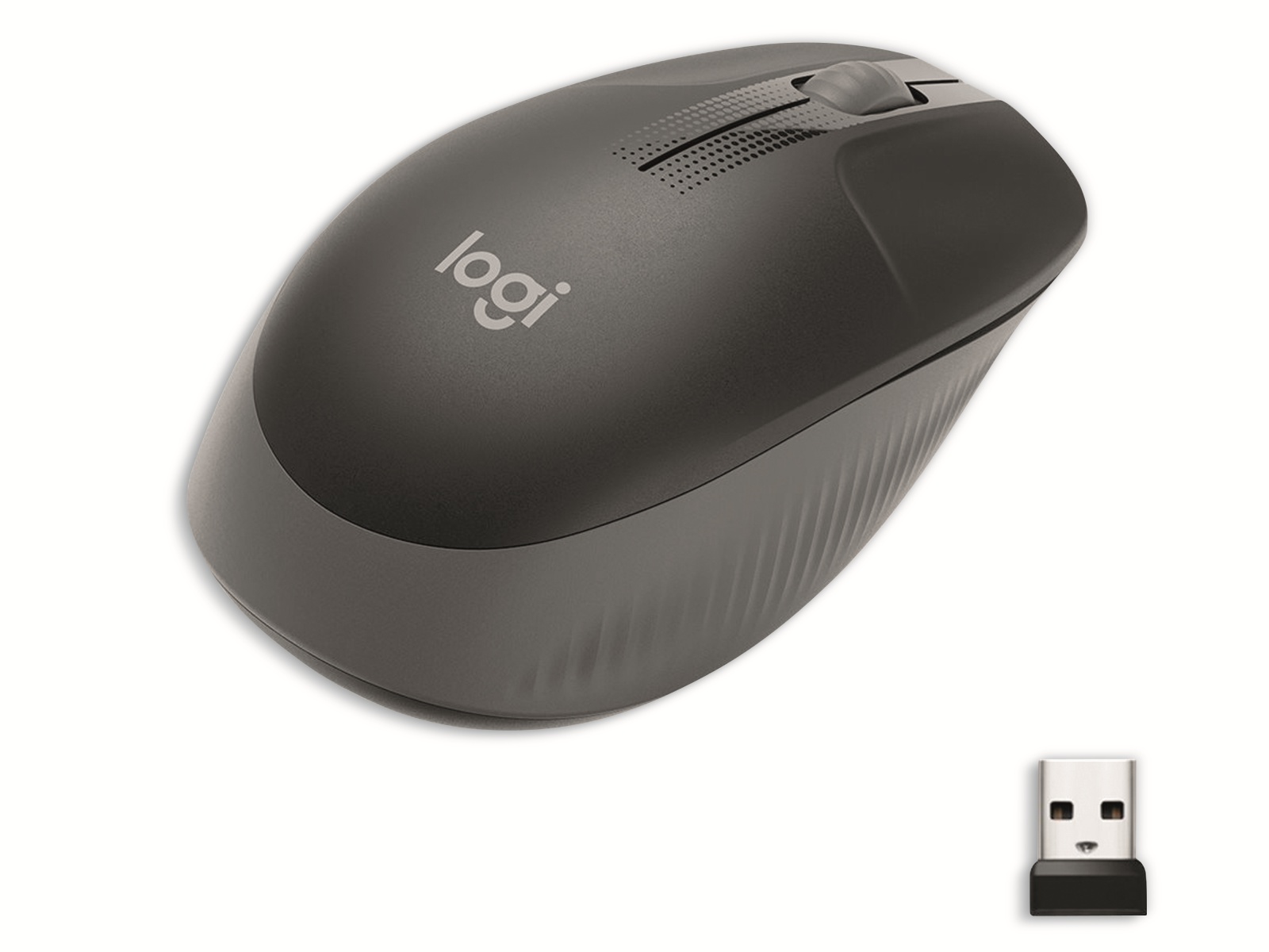 LOGITECH Funkmaus M190, 1000 dpi, 3 Tasten, anthrazit LOGITECH Funkmaus M190, 1000 dpi, 3 Tasten, anthrazit