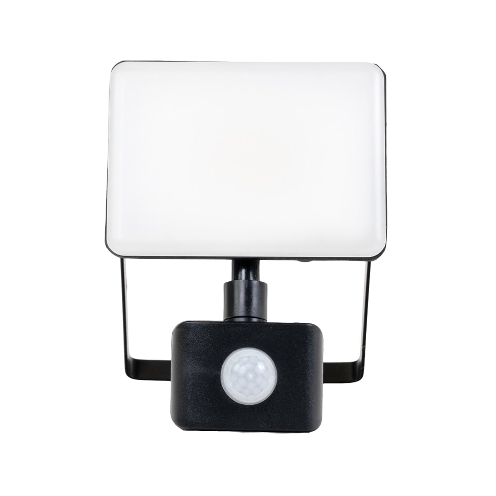 LUXULA LED-Fluter mit Bewegungsmelder, EEK: F, 20W, 2000lm, 4000K, IP44,, weiß