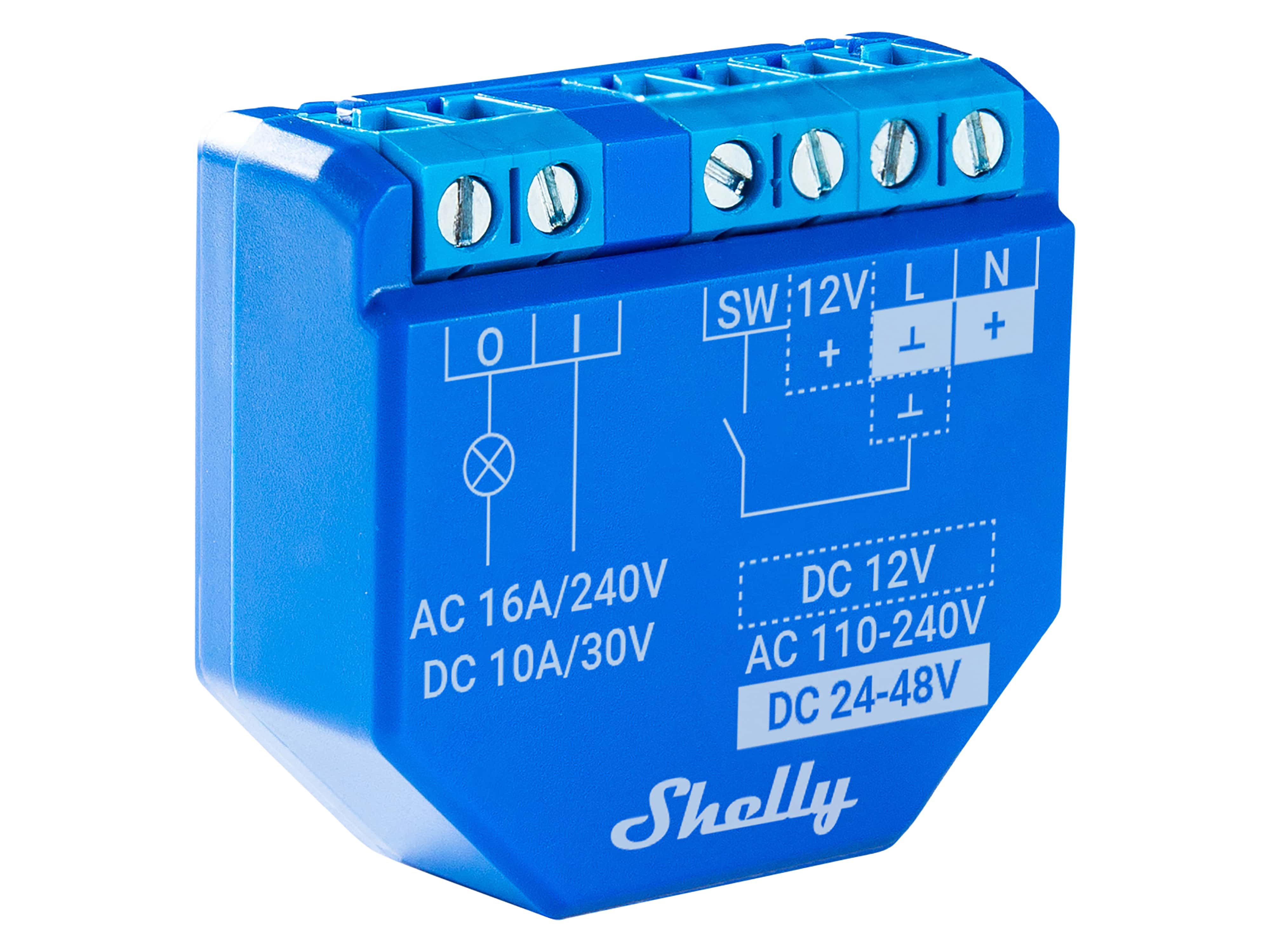 SHELLY WLAN-Schaltaktor Plus 1, 16 A, Bluetooth SHELLY WLAN-Schaltaktor Plus 1, 16 A, Bluetooth
