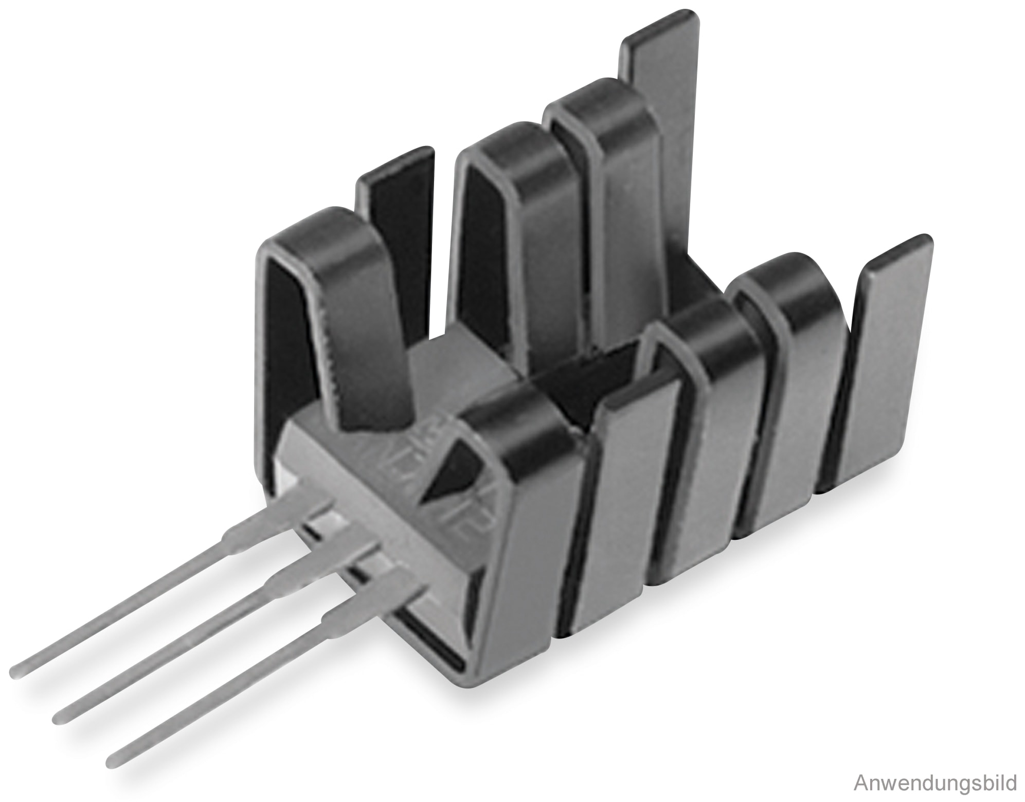 FISCHER ELEKTRONIK Kühlkörper, FK 237 SA220 O, Fingerkühlkörper, schwarz, Aluminium FISCHER ELEKTRONIK Kühlkörper, FK 237 SA220 O, Fingerkühlkörper, schwarz, Aluminium