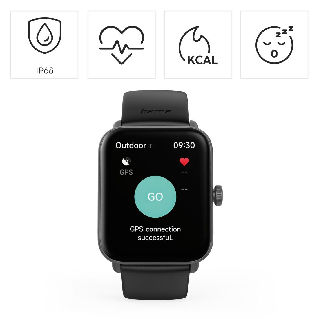HAMA Smartwatch 6010 schwarz