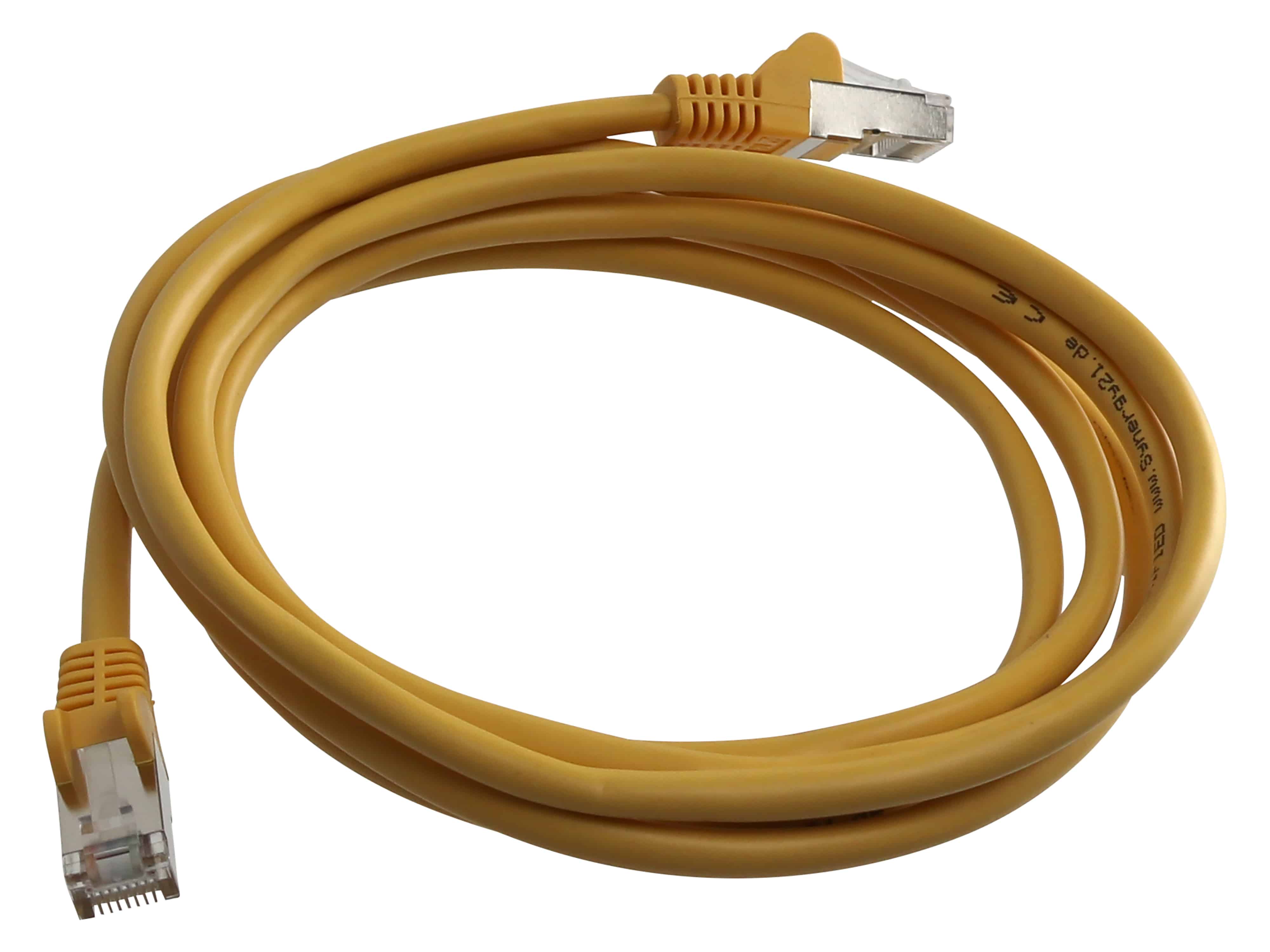 CAT.5e Patchkabel, 2m, gelb, SF/UTP