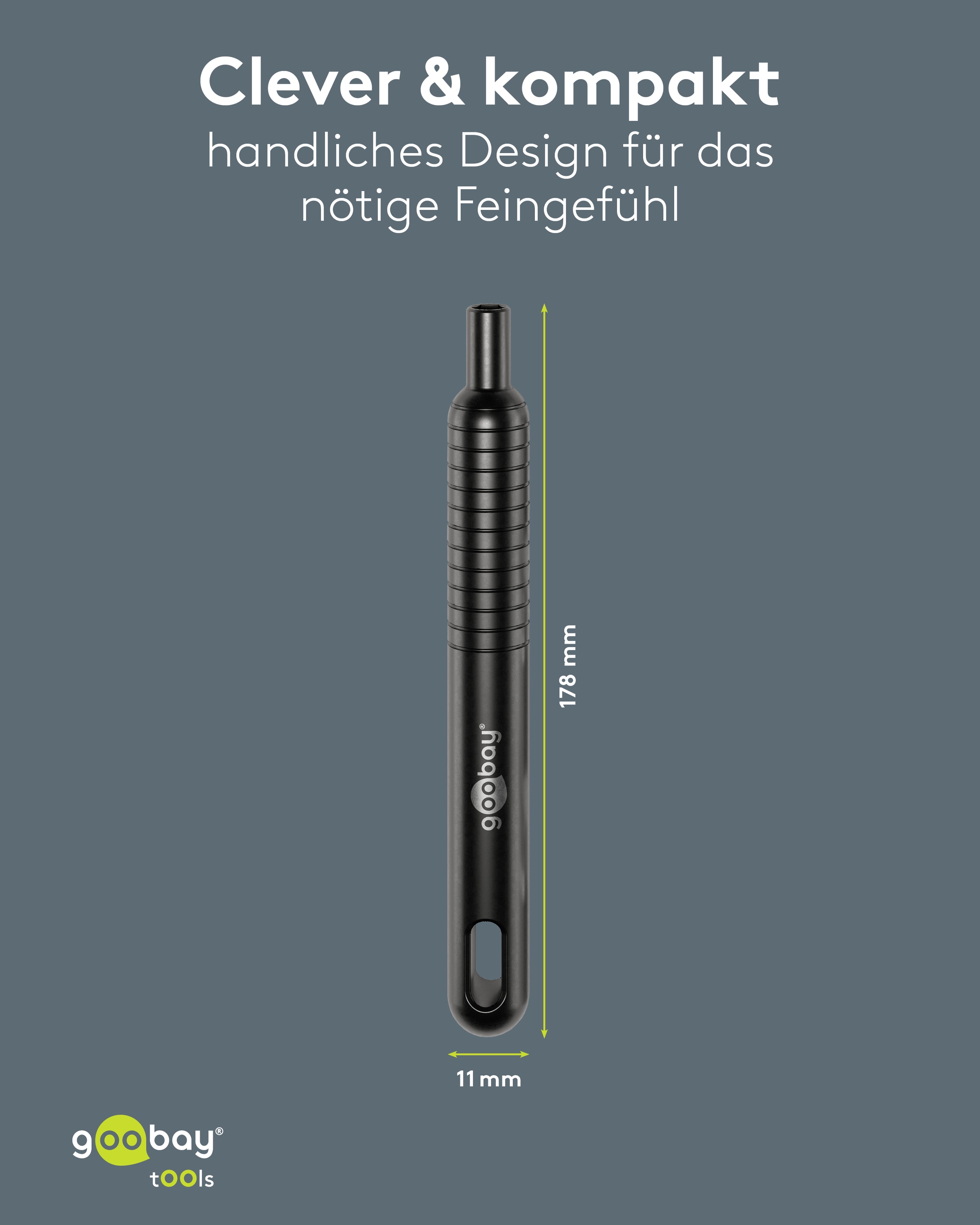 GOOBAY TOOLS Schraubendreher-Set, 77835, mit 48-tlg. Präzisions-Bitsatz