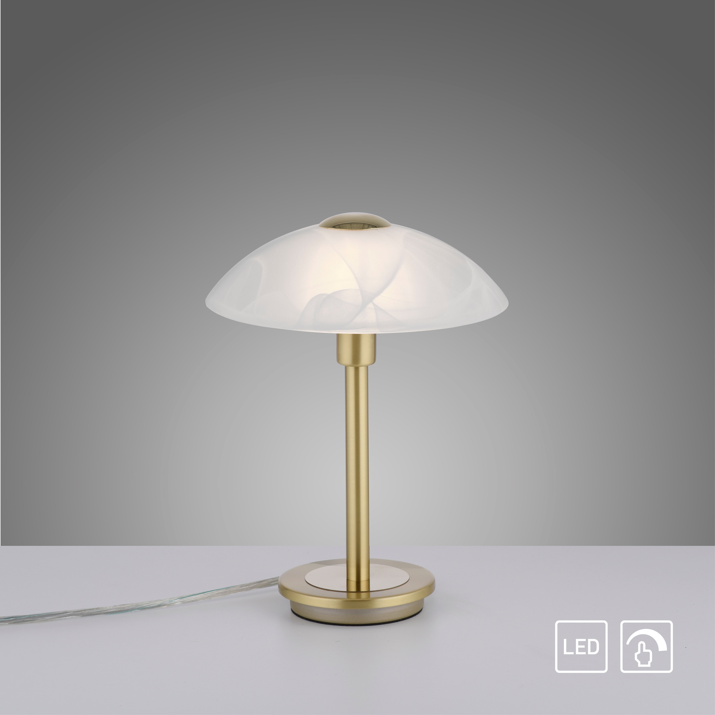 PAUL NEUHAUS LED-Tischleuchte 4026-60 messing-matt, G9, 2,6 W, 265 lm, 3000 K