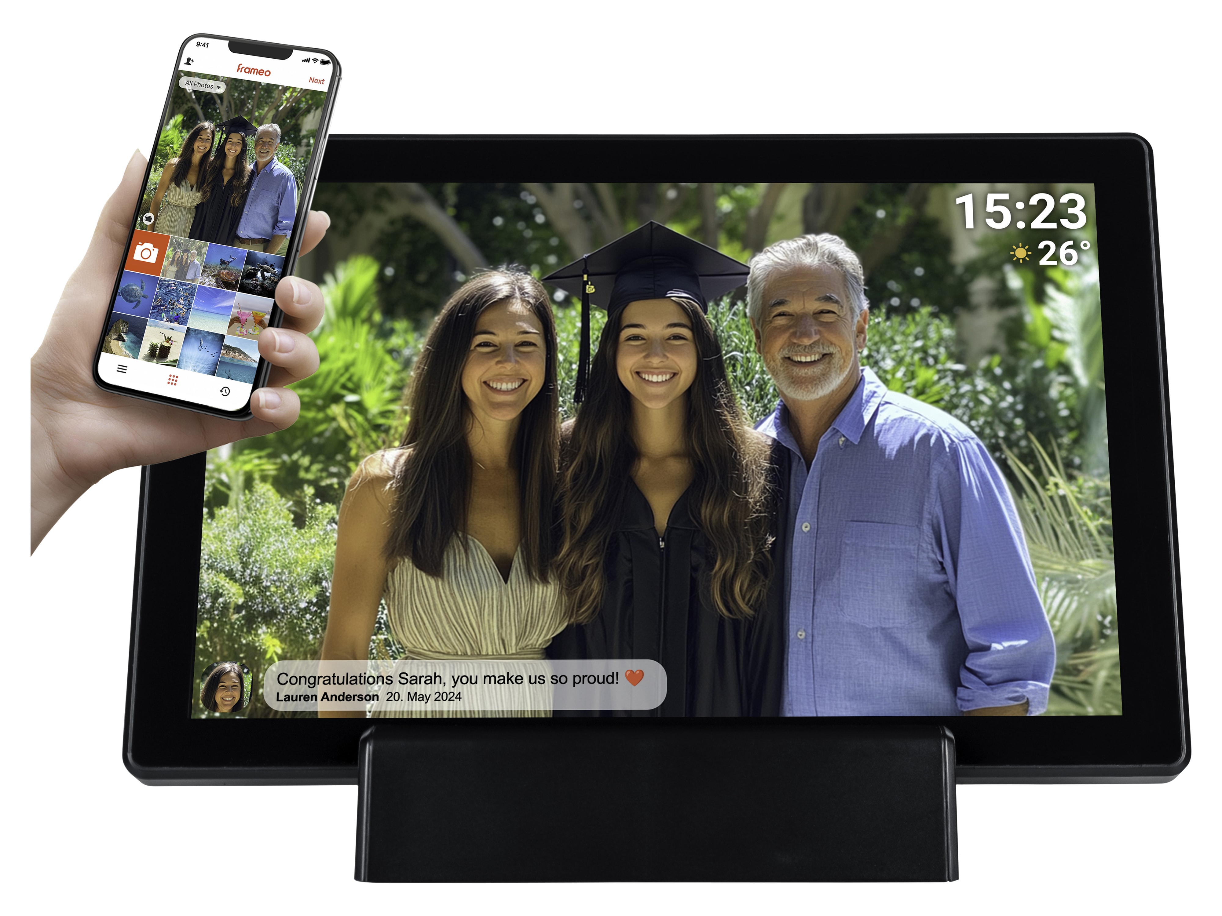 DENVER Digitaler Bilderrahmen PFF-1070B DENVER Digitaler Bilderrahmen PFF-1070B