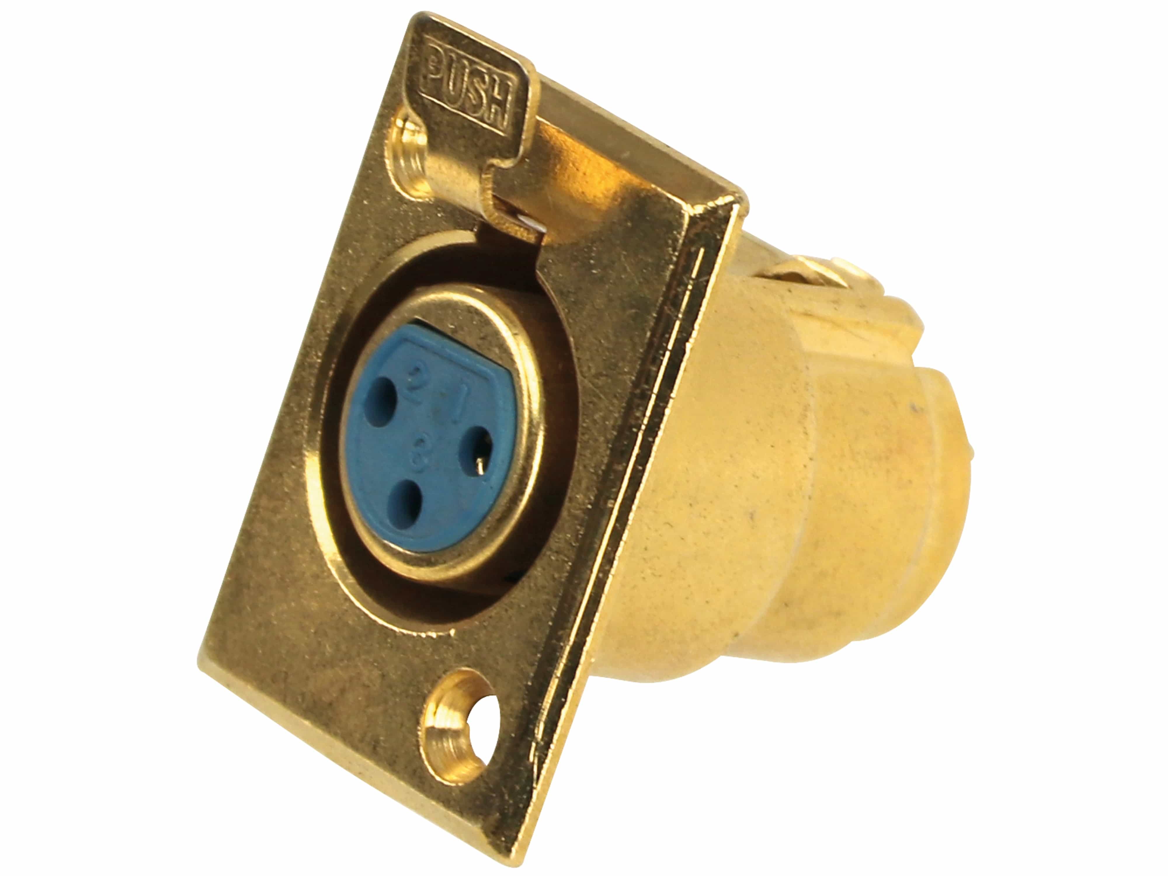 XLR-Einbaubuchse COSPC3FG XLR-Einbaubuchse COSPC3FG
