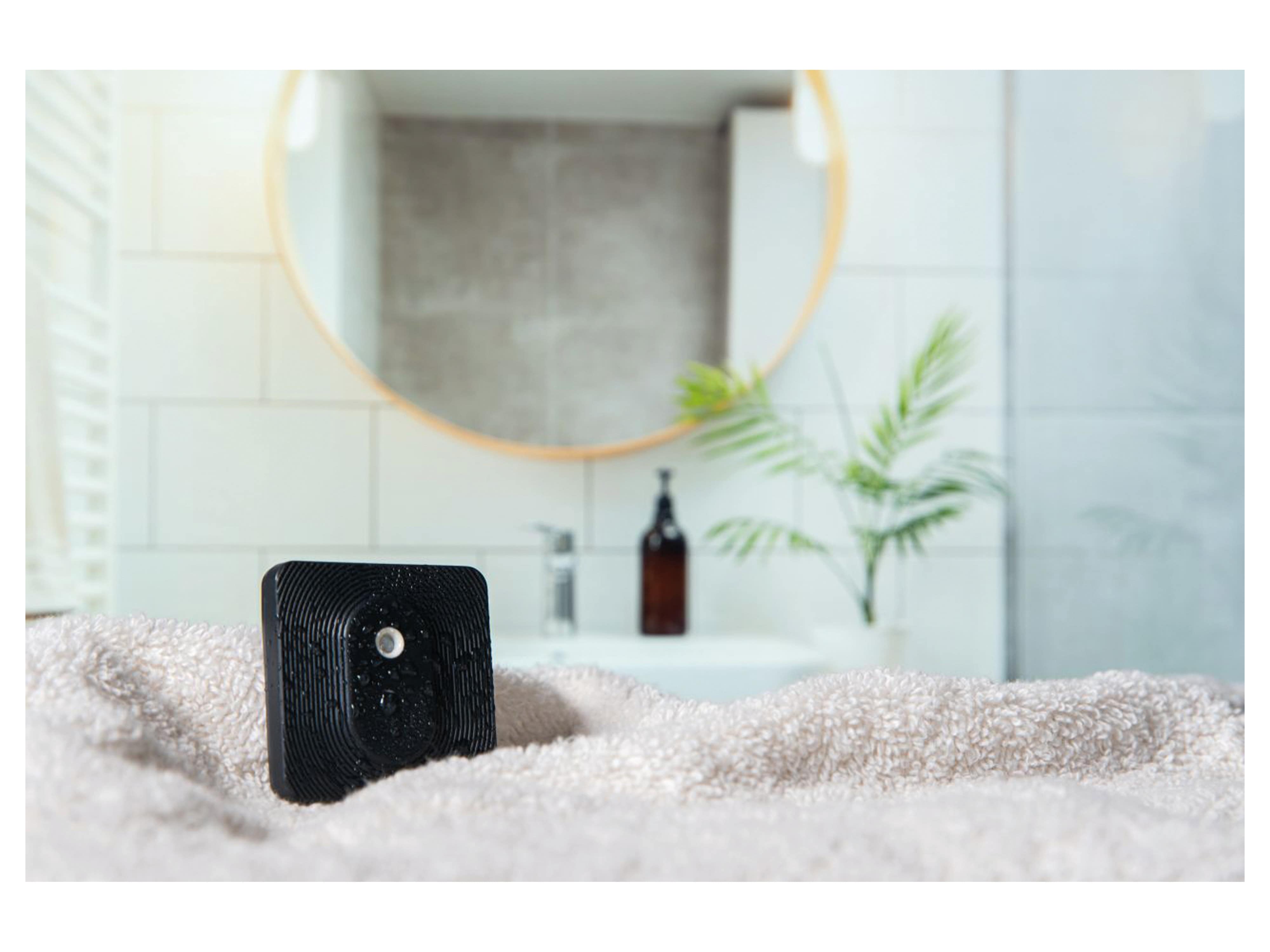SHELLY Temperatur- u. Feuchtigkeitssensor Blu H&T Black, BT, Plug&Play SHELLY Temperatur- u. Feuchtigkeitssensor Blu H&T Black, BT, Plug&Play