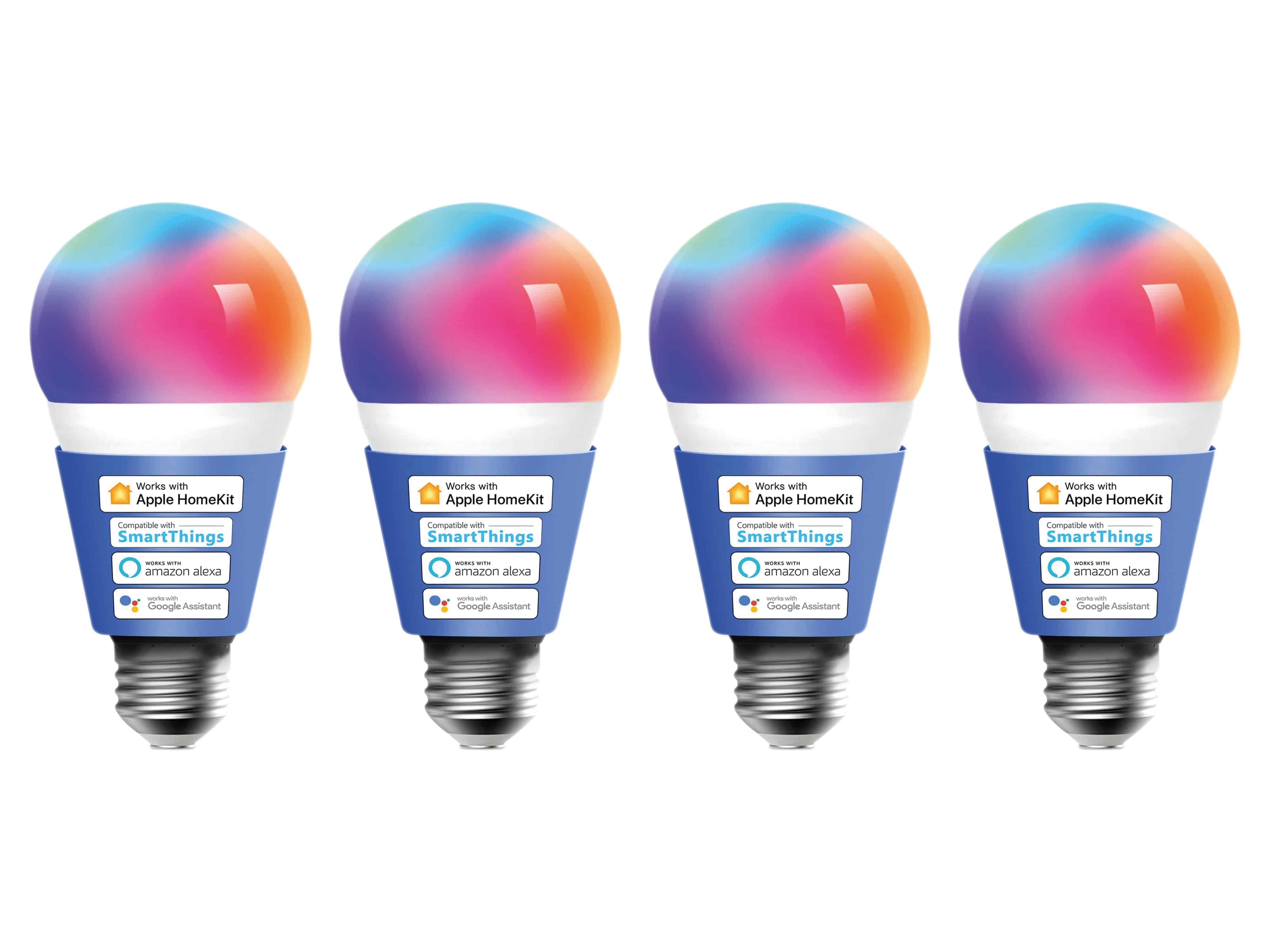 MEROSS WLAN LED-Lampe, MSL120, 4 Stück