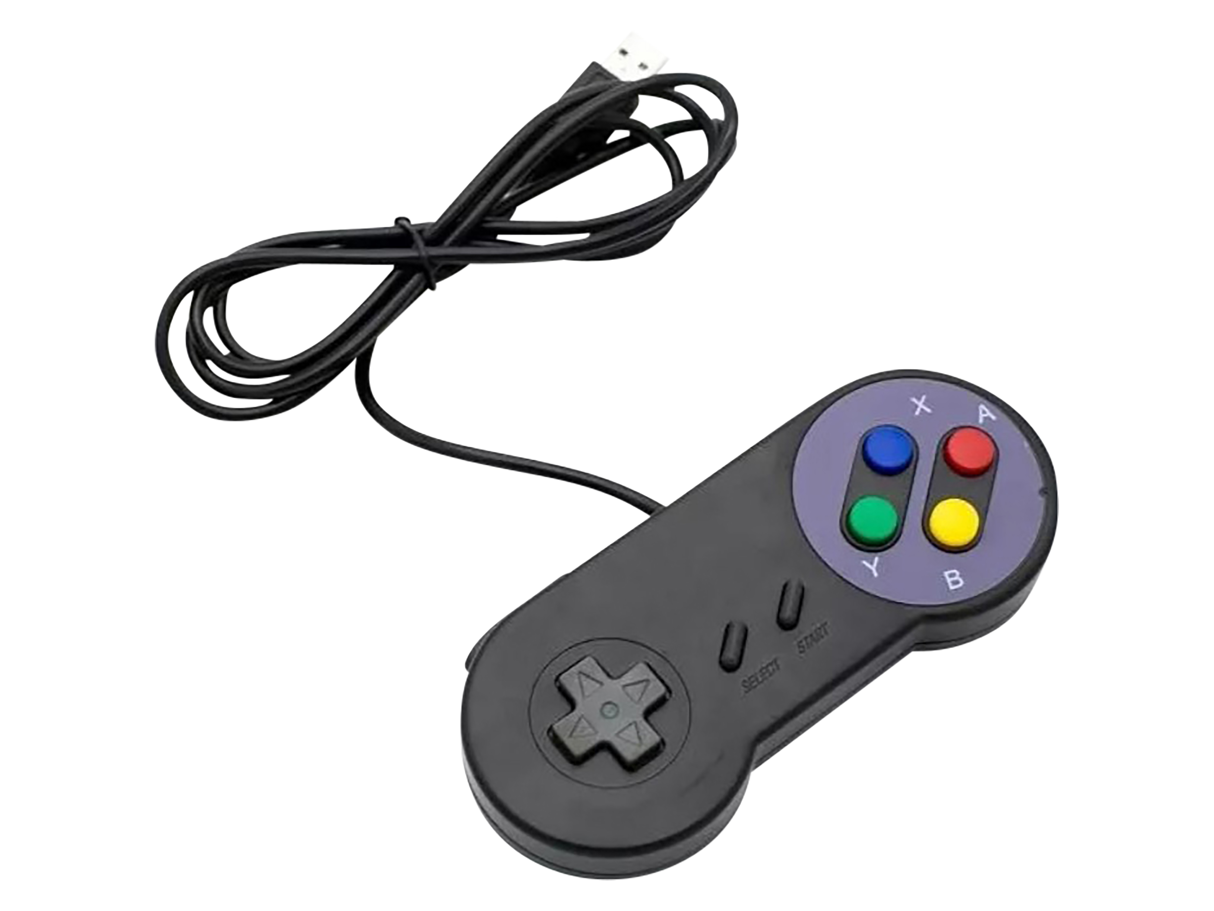KUBII SNES-USB-Controller, schwarz