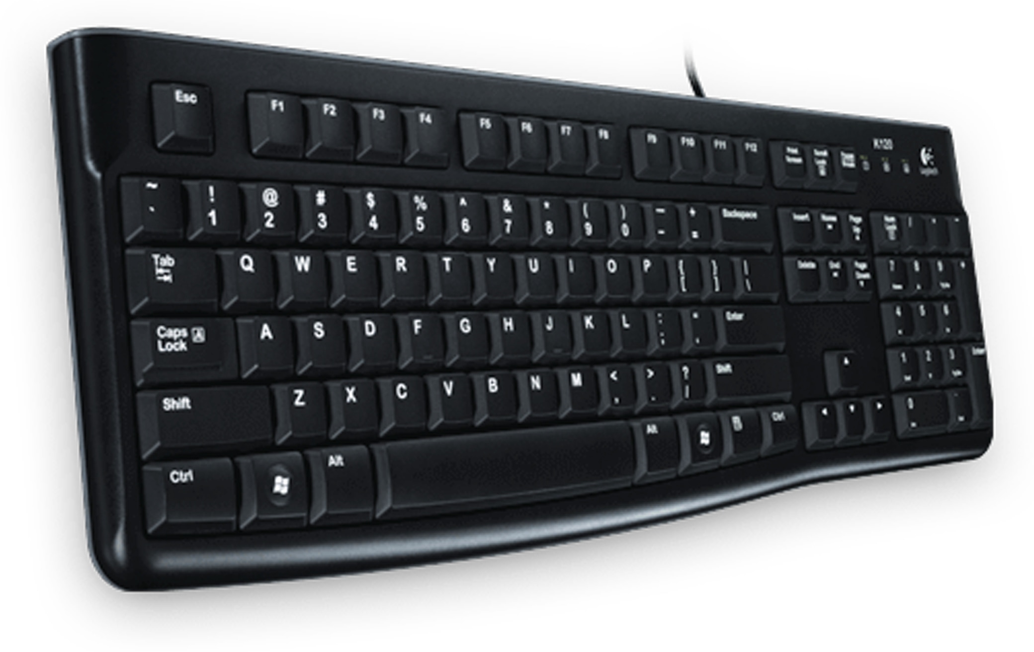 LOGITECH USB-Tastatur K120, QWERTZ, schwarz LOGITECH USB-Tastatur K120, QWERTZ, schwarz