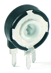 PIHER Potentiometer PT-10, 100 Ω, stehend PIHER Potentiometer PT-10, 100 Ω, stehend