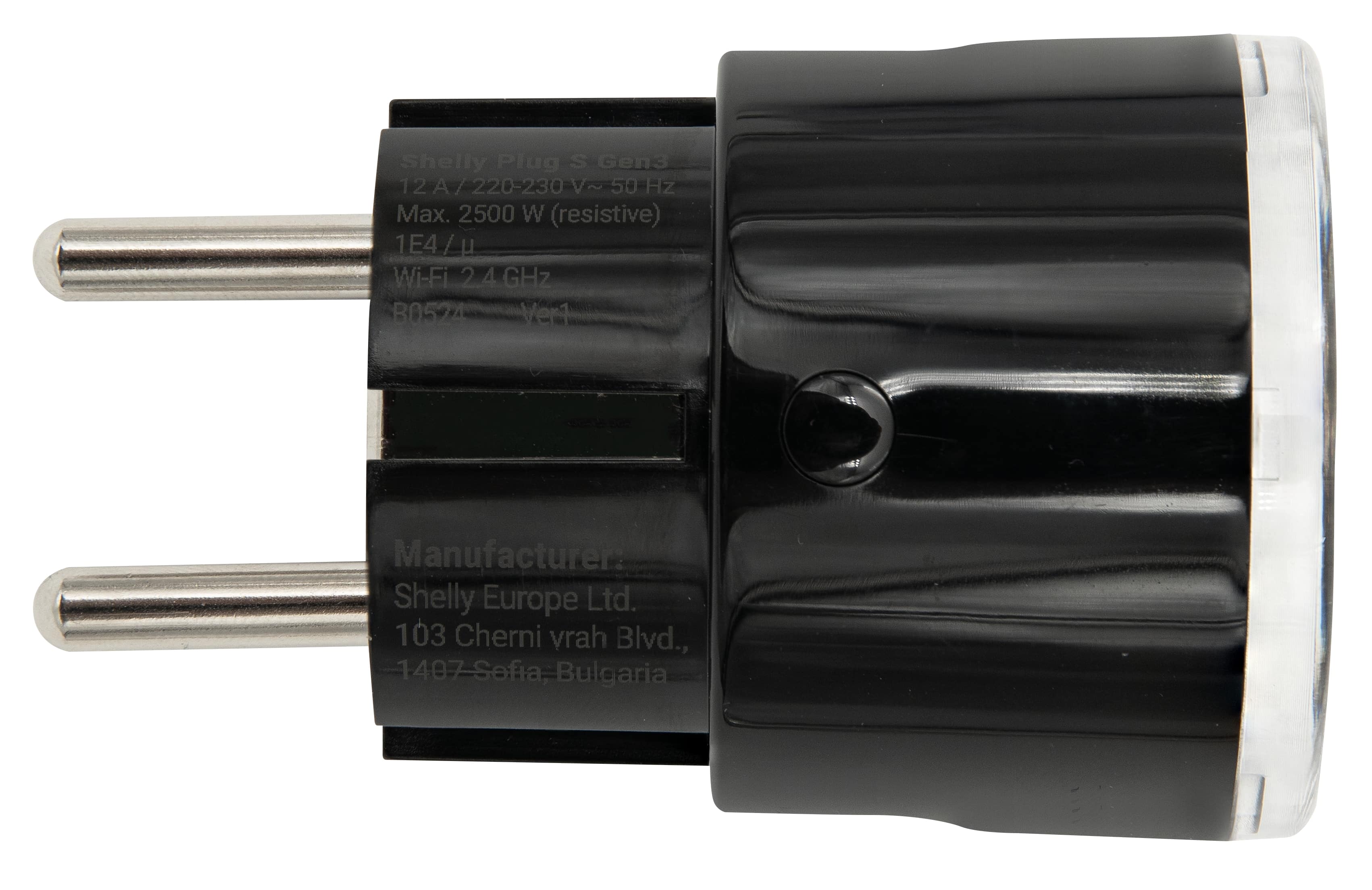 SHELLY WLAN-Steckdose Plug S Gen3, Matter, schwarz, 3 Stück SHELLY WLAN-Steckdose Plug S Gen3, Matter, schwarz, 3 Stück