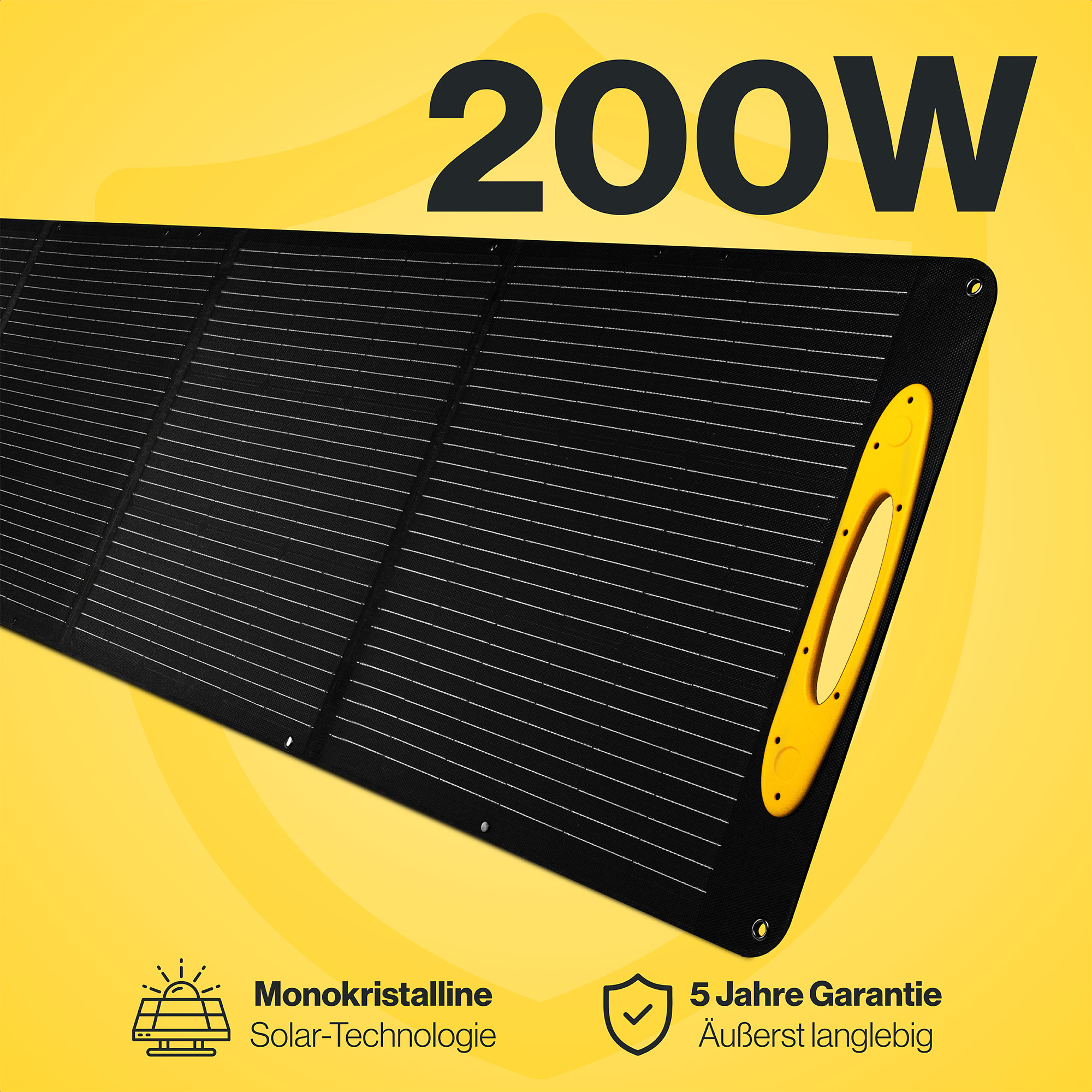 AQIILA Solarpanel Sunbird P200, 200 W, schwarz