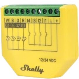 SHELLY LED-Lichtcontroller Plus RGBW, PM, BT, WLAN, Unterputz, gelb, 2 Stück SHELLY LED-Lichtcontroller Plus RGBW, PM, BT, WLAN, Unterputz, gelb, 2 Stück