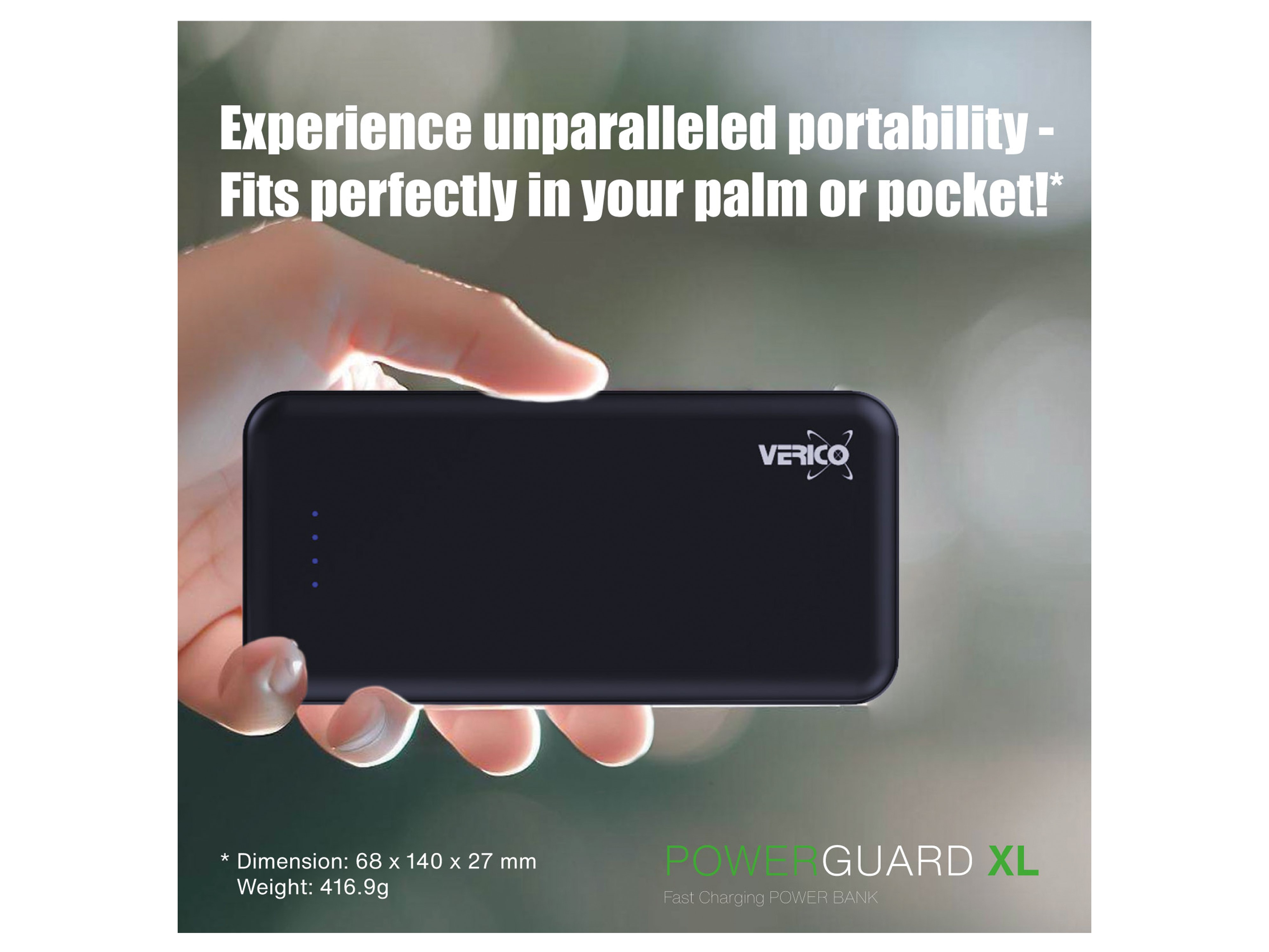 VERICO USB Powerbank Power Guard XL, 20.000 mAh, schwarz VERICO USB Powerbank Power Guard XL, 20.000 mAh, schwarz