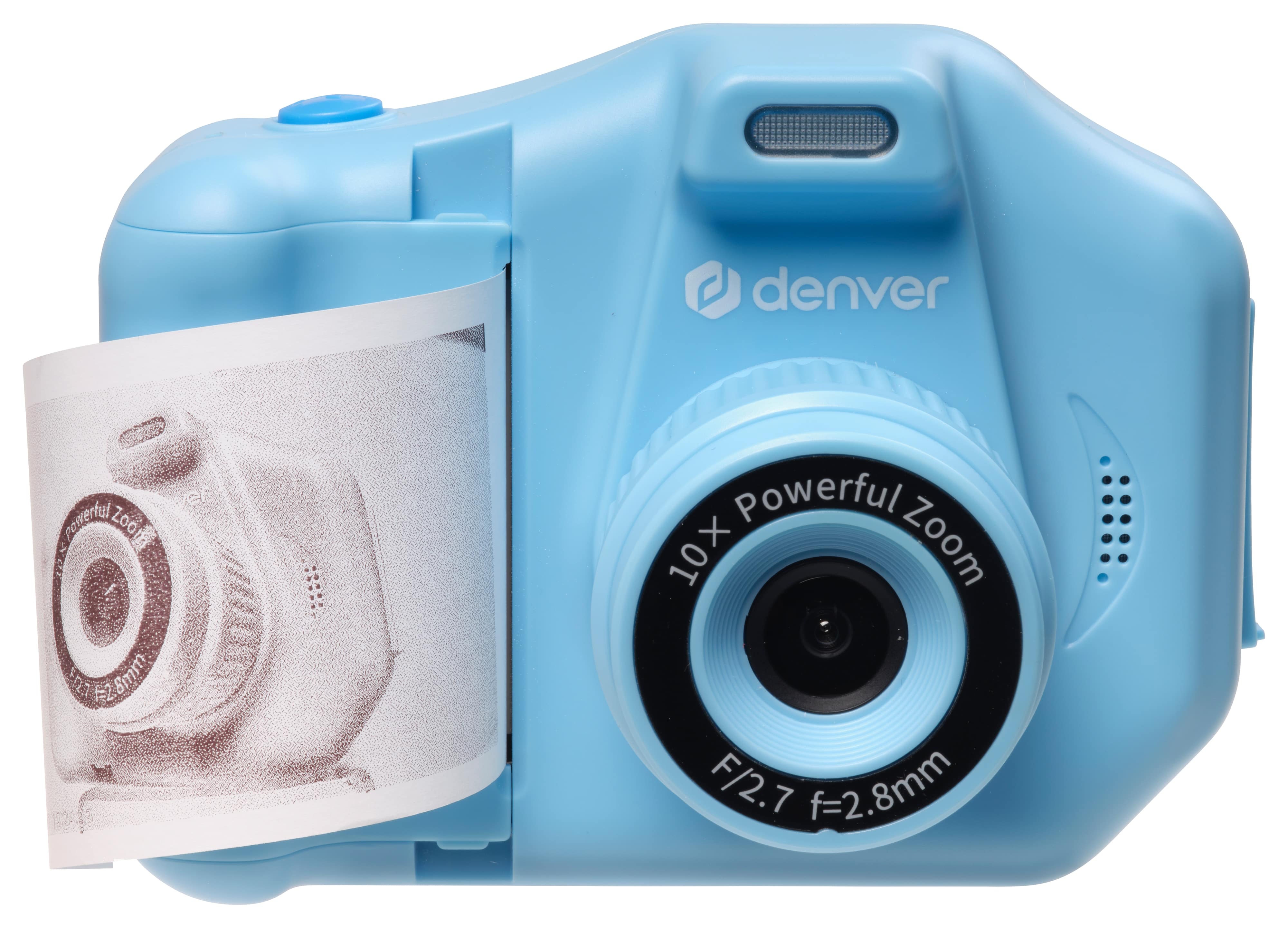 DENVER Kinder-Bildkamera KPC-1370BU, inkl. Bilddrucker, blau