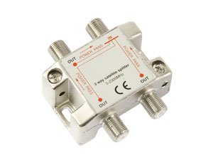 S-IMPULS Antennenverteiler mit Gleichspannungsdurchgang, 3-fach S-IMPULS Antennenverteiler mit Gleichspannungsdurchgang, 3-fach
