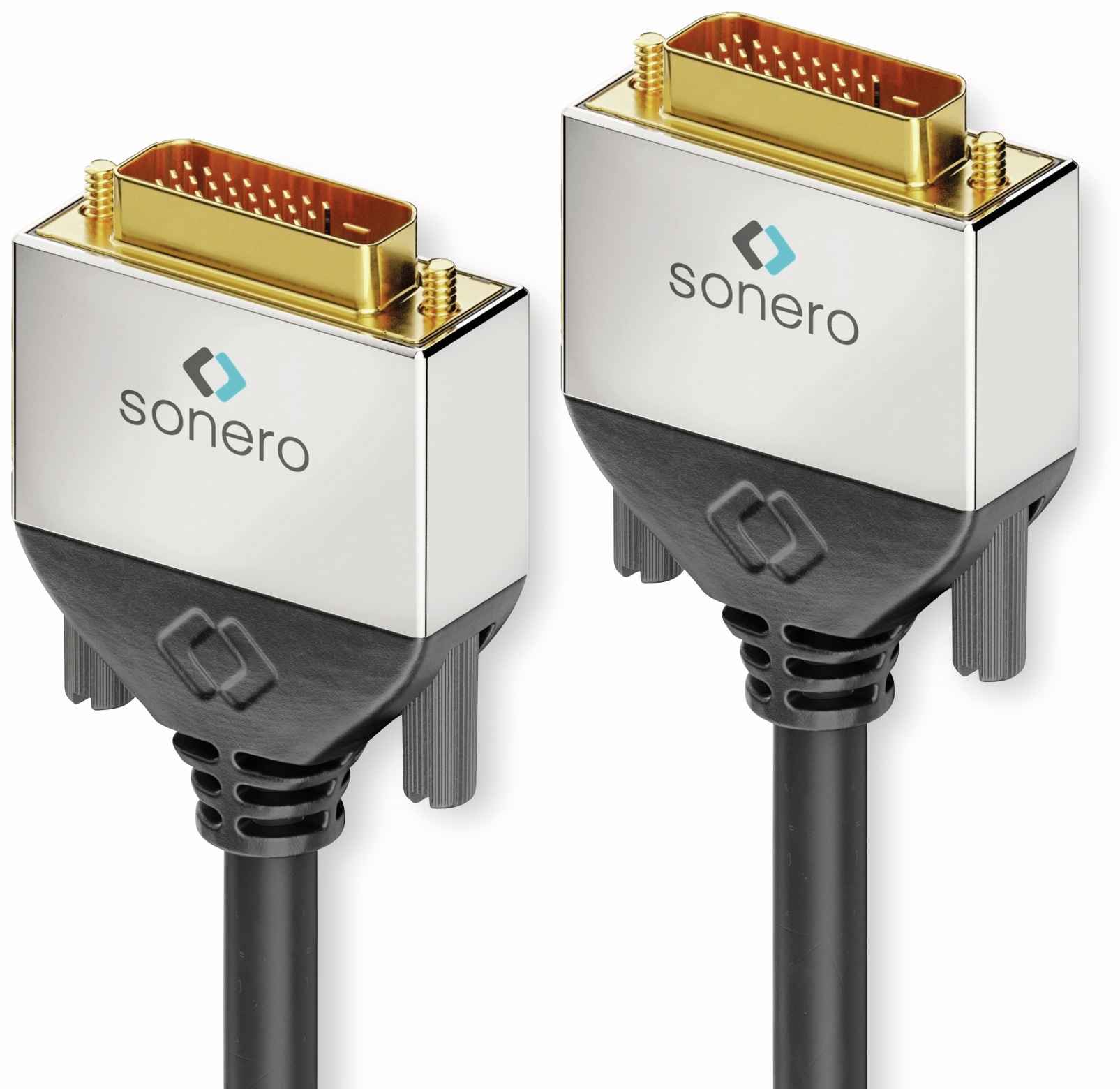 SONERO DVI-Kabel Premium, 5 m, Dual Link, Stecker/Stecker (24+1)