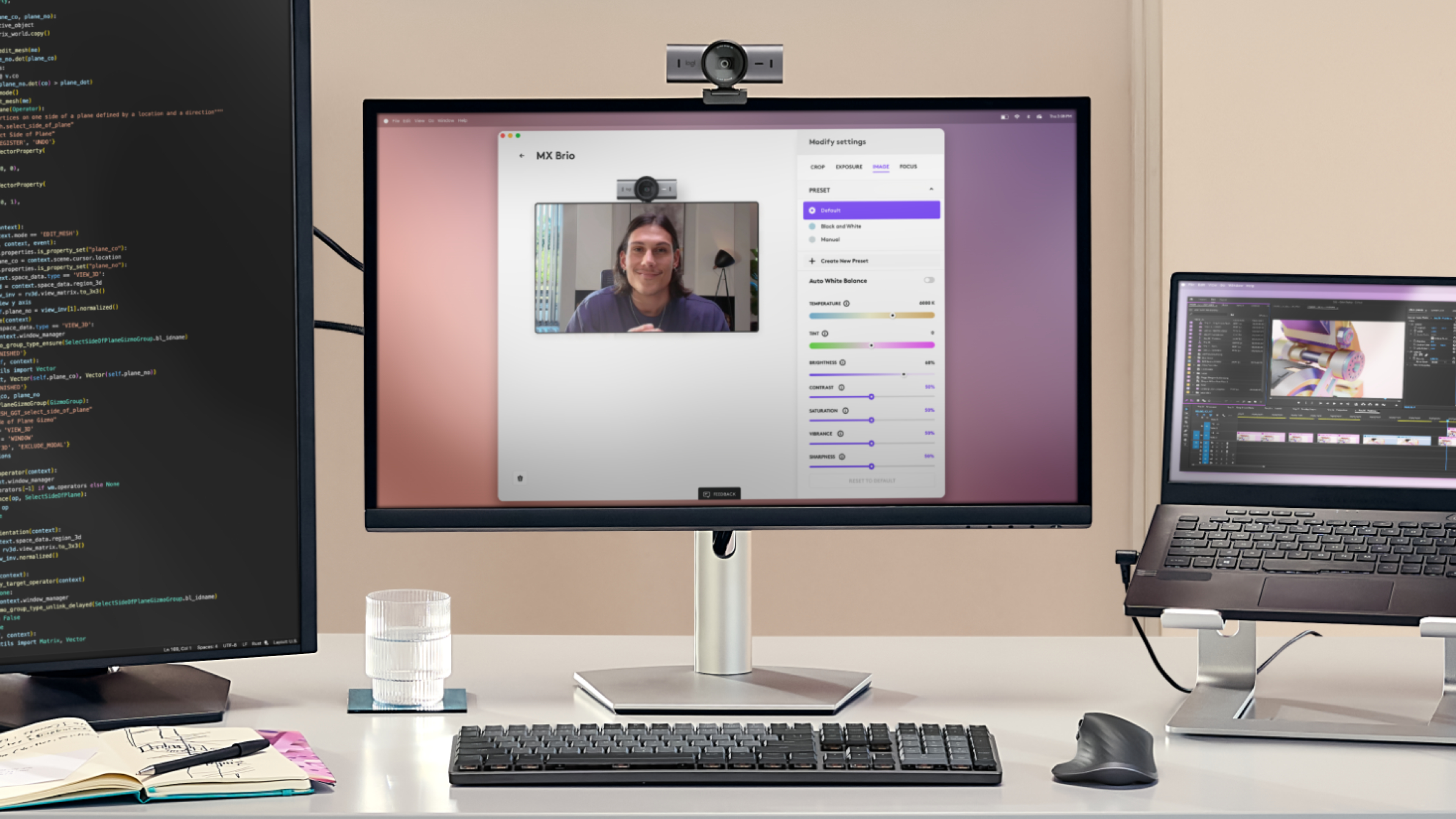 LOGITECH Webcam MX Brio grafit