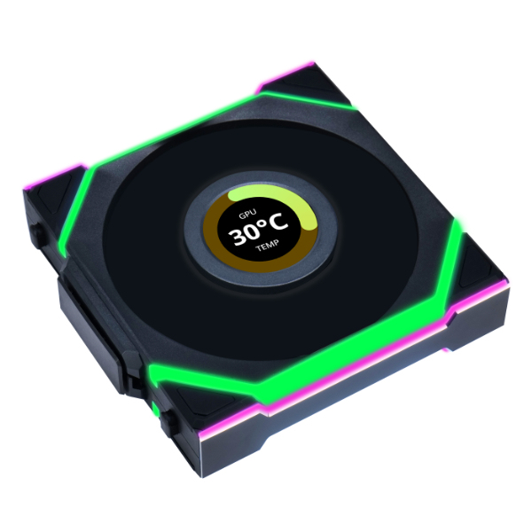 LIAN LI Lüfter Uni Fan SL Wireless LCD 120mm schwarz LIAN LI Lüfter Uni Fan SL Wireless LCD 120mm schwarz