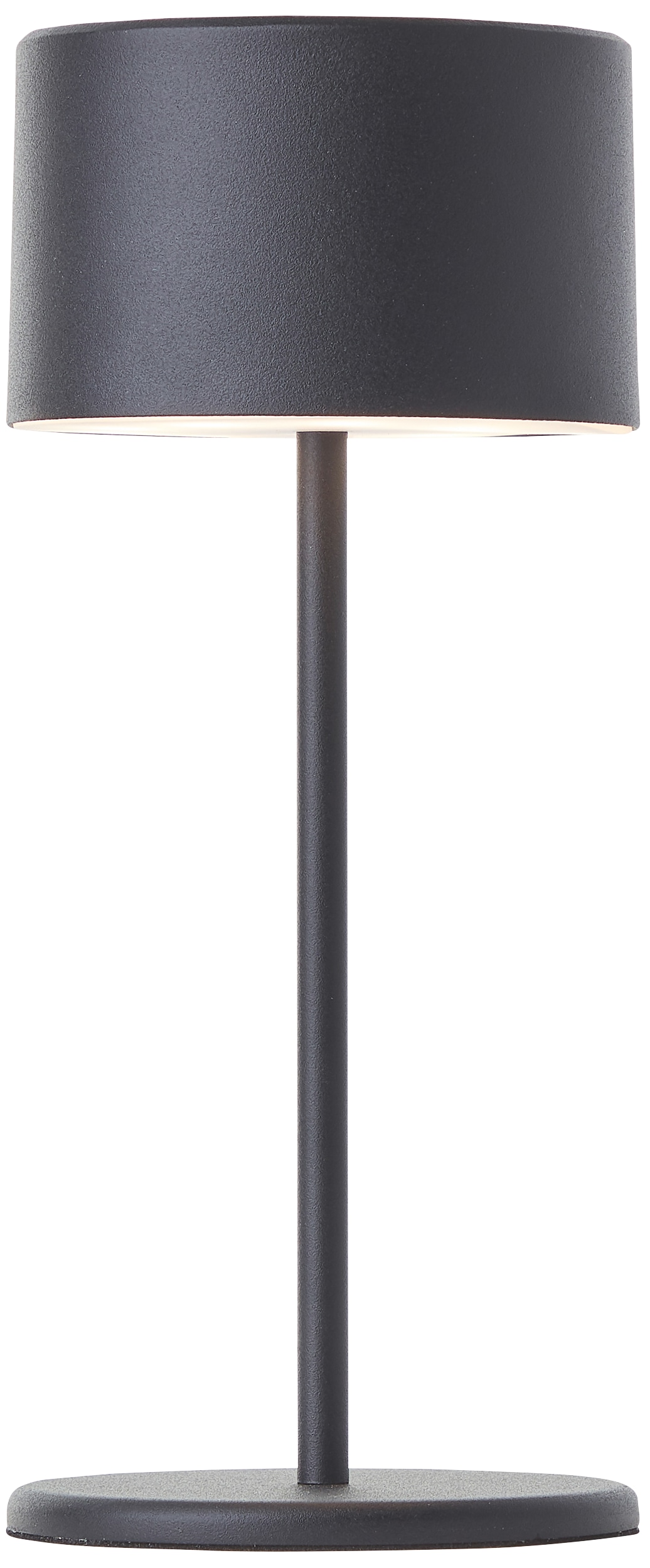 BRILLIANT LED-Akku-Tischleuchte Helio, 2 W, 210 lm, 3000 K, Metall, schwarz