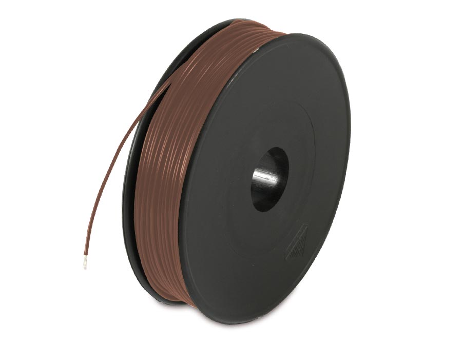 RAUTRONIC Schaltdraht YV, 0,5 mm, braun