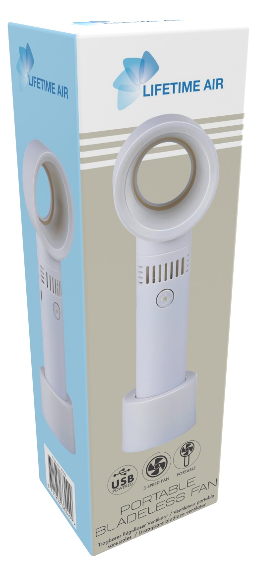 LIFETIME AIR USB-Handventilator, weiß
