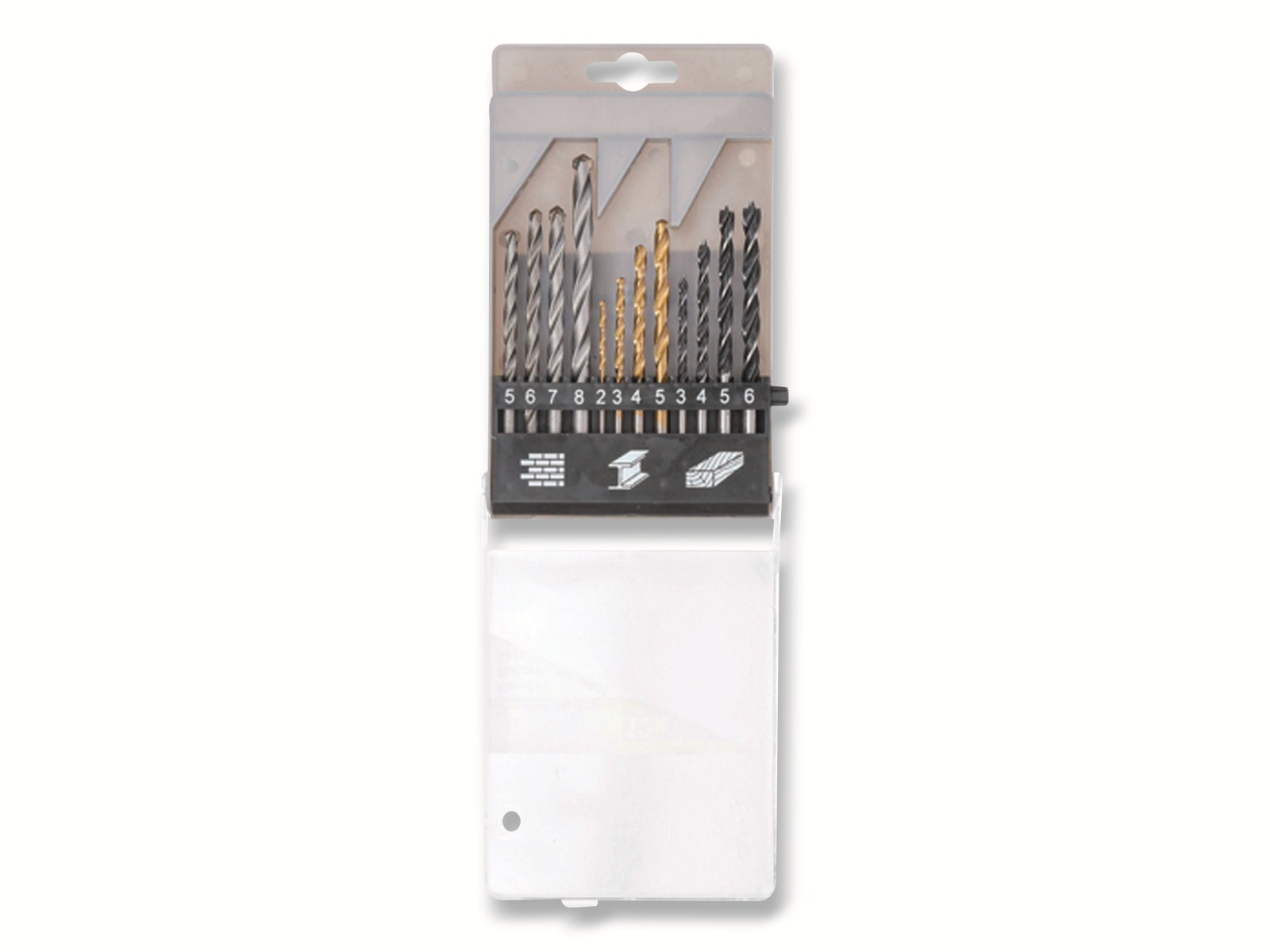 BGS TECHNIC Kombi-Bohrer-Satz 50812, 2...8 mm, 12-teilig