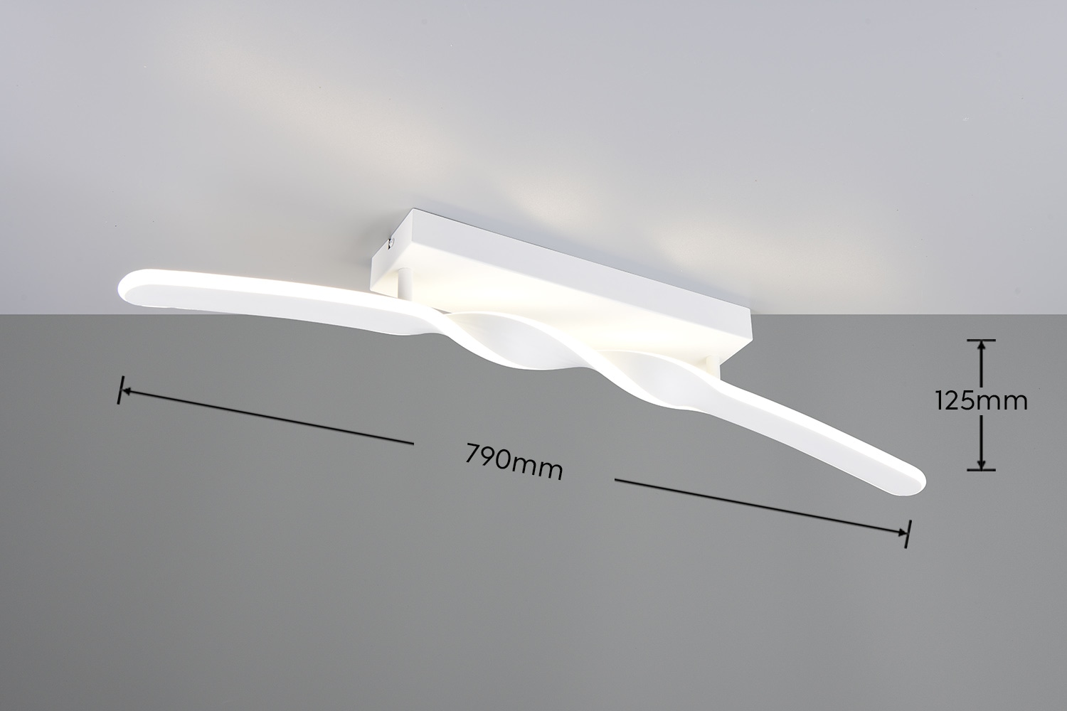 REALITY LED-Deckenleuchte GINKO, R65791131, 18W, 2100lm, 4000K, weiß REALITY LED-Deckenleuchte GINKO, R65791131, 18W, 2100lm, 4000K, weiß
