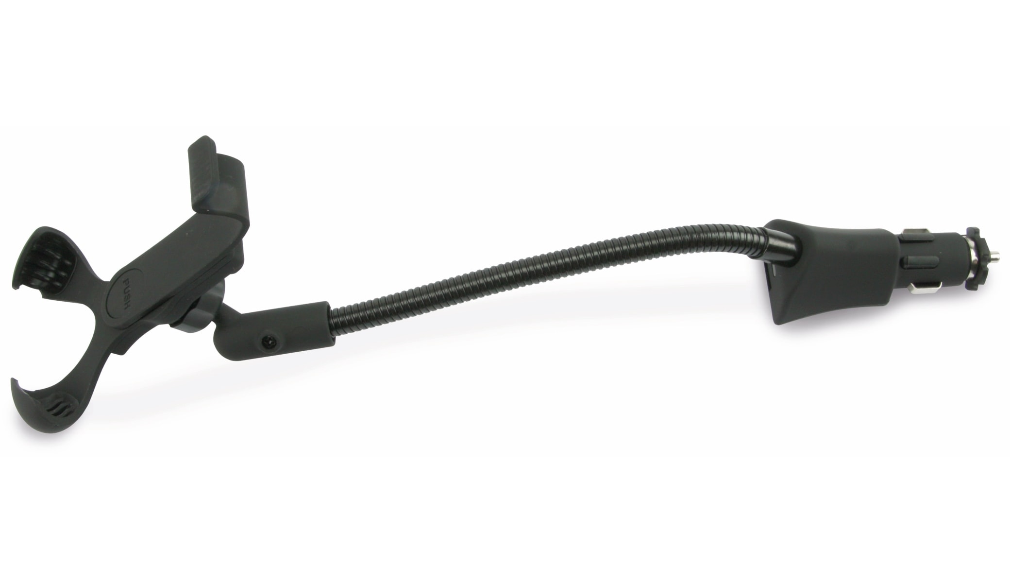 USB-Lader mit KFZ-Halterung für Smartphones, 3-Punkt, 5 V-/3,1 A