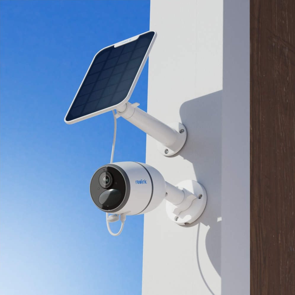 REOLINK Überwachungskamera Go Series, mit Solarpanel, außen, weiß REOLINK Überwachungskamera Go Series, mit Solarpanel, außen, weiß
