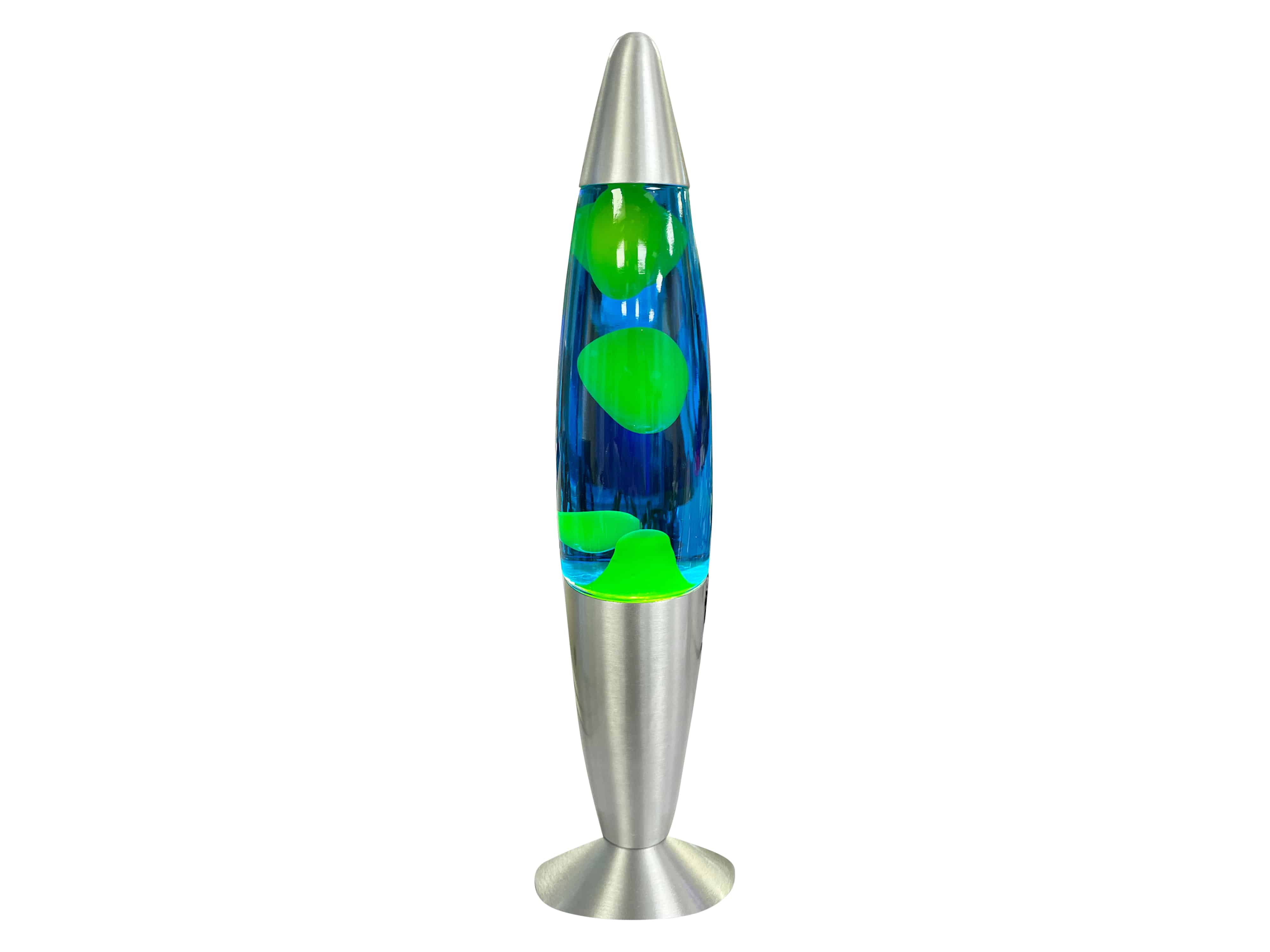 BLULAXA LED-Lava-Tischleuchte, 50961, 20W, 34 cm, gelb/blau
