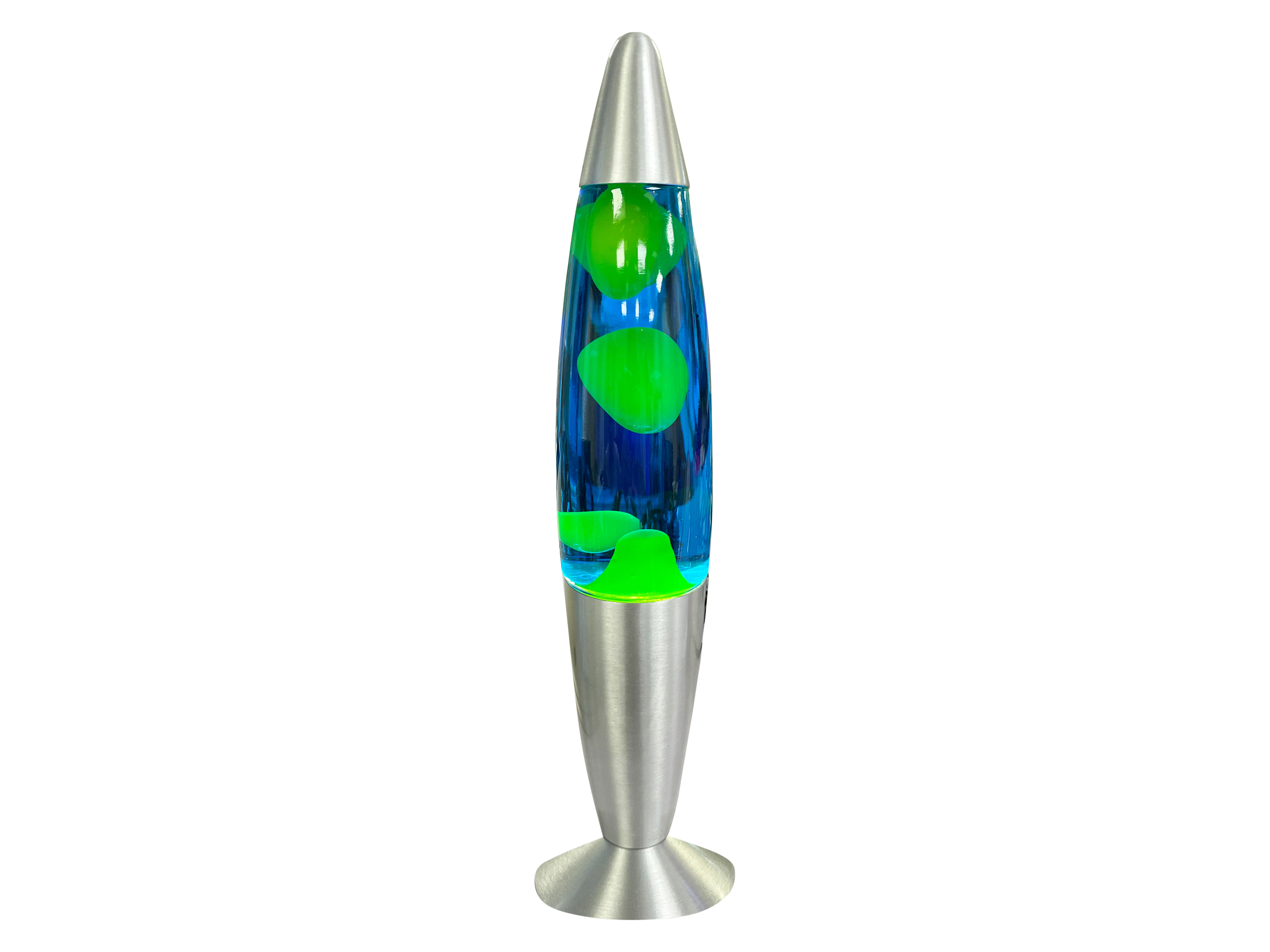 BLULAXA LED-Lava-Tischleuchte, 50961, 20W, 34 cm, gelb/blau