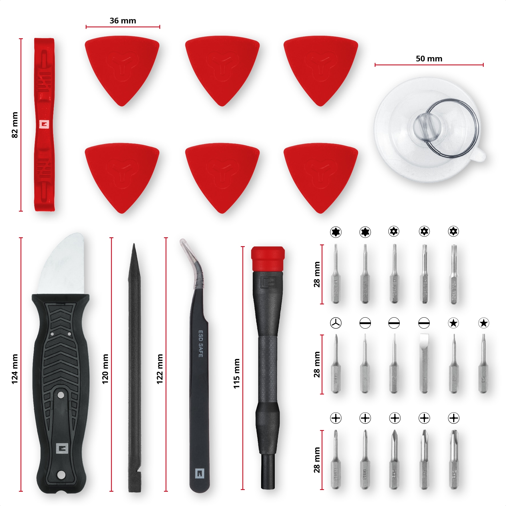EINHELL Präzisionsbit-Set, 115020, 28-teilig EINHELL Präzisionsbit-Set, 115020, 28-teilig
