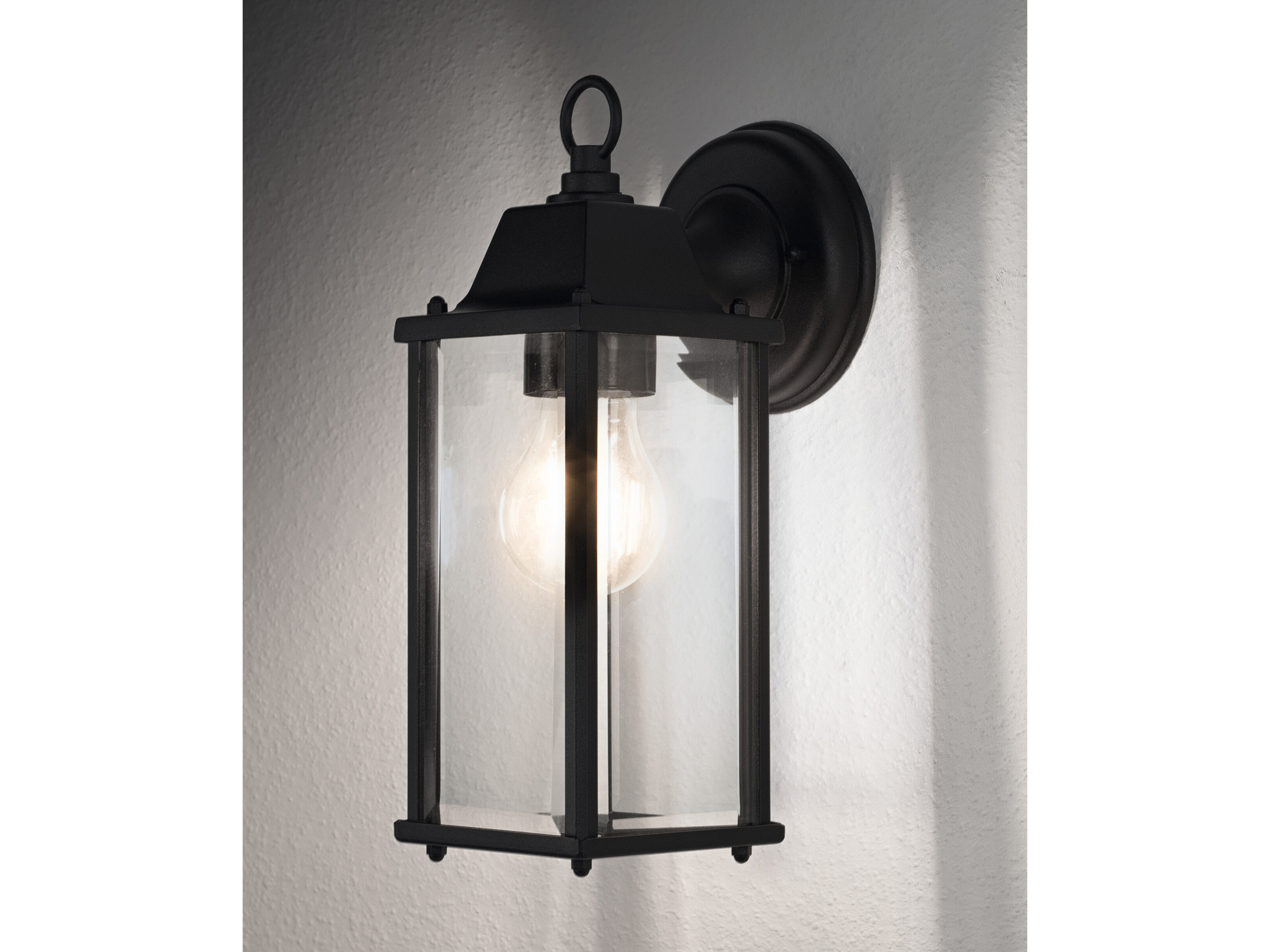 OSRAM LED-Außenwandleuchte Endura Classic Lantern Square M, schwarz