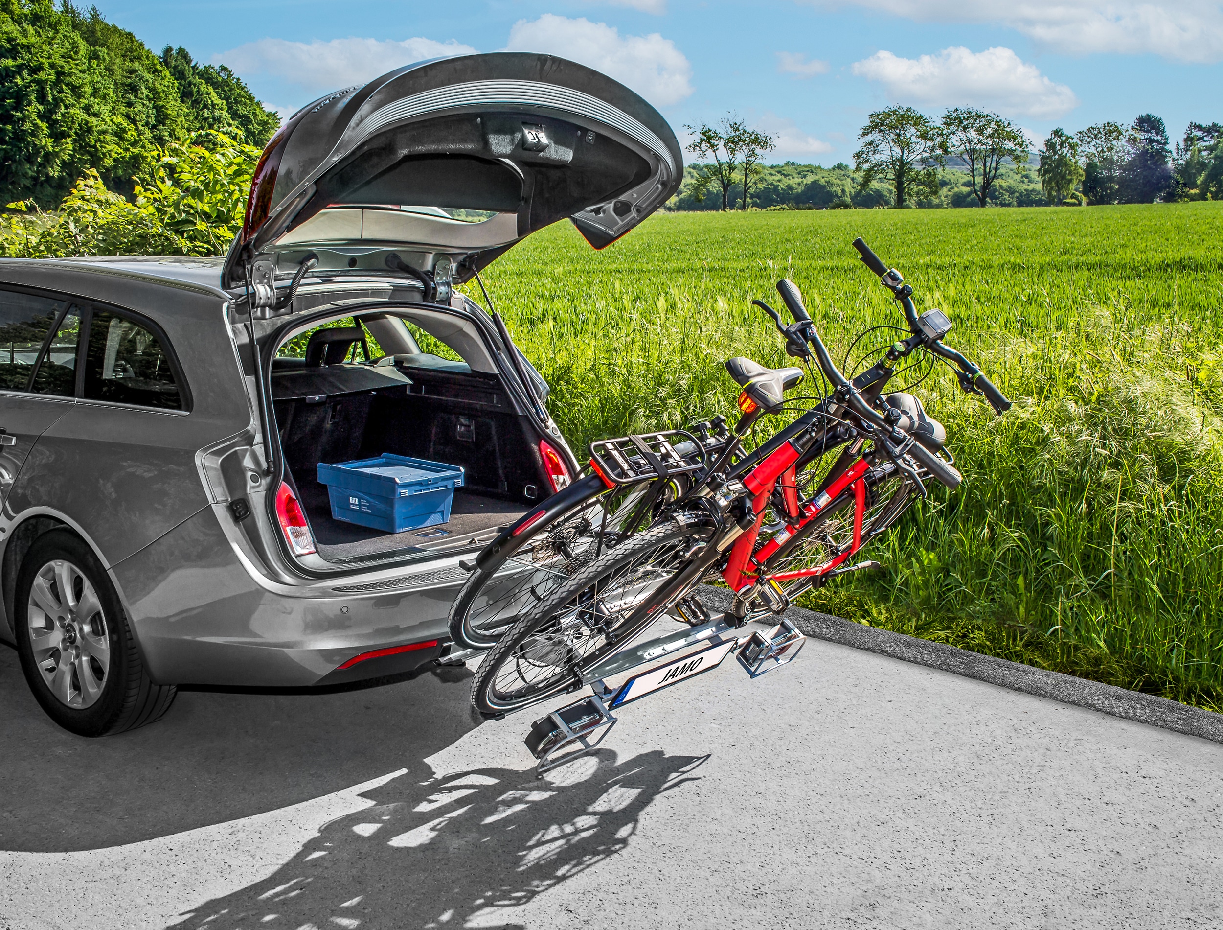 EUFAB Fahrradträger JAMO, für 2 Fahrräder, inkl. Erweiterung und Wandhalterung EUFAB Fahrradträger JAMO, für 2 Fahrräder, inkl. Erweiterung und Wandhalterung