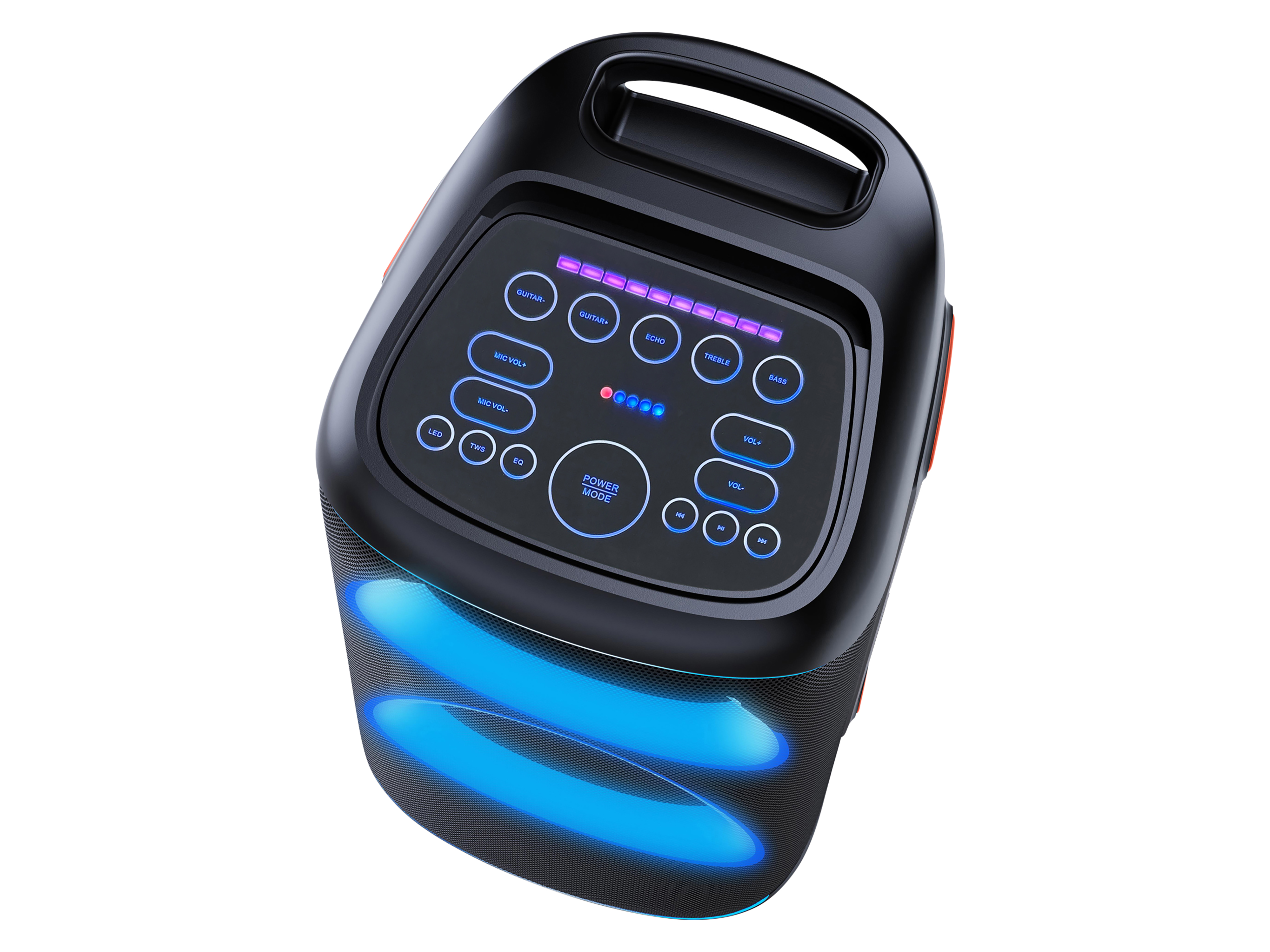DENVER Bluetooth Lautsprecher BPS-470, 200 W, mit Licht-Animation Bluetooth Lautsprecher DENVER BPS-470, 200 W, mit Licht-Animation